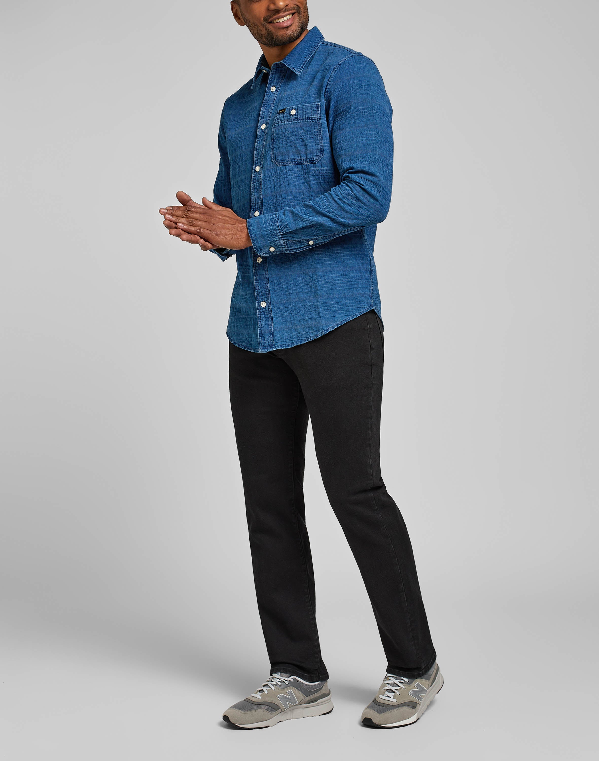 Jeans dritti MVP in nero Lee