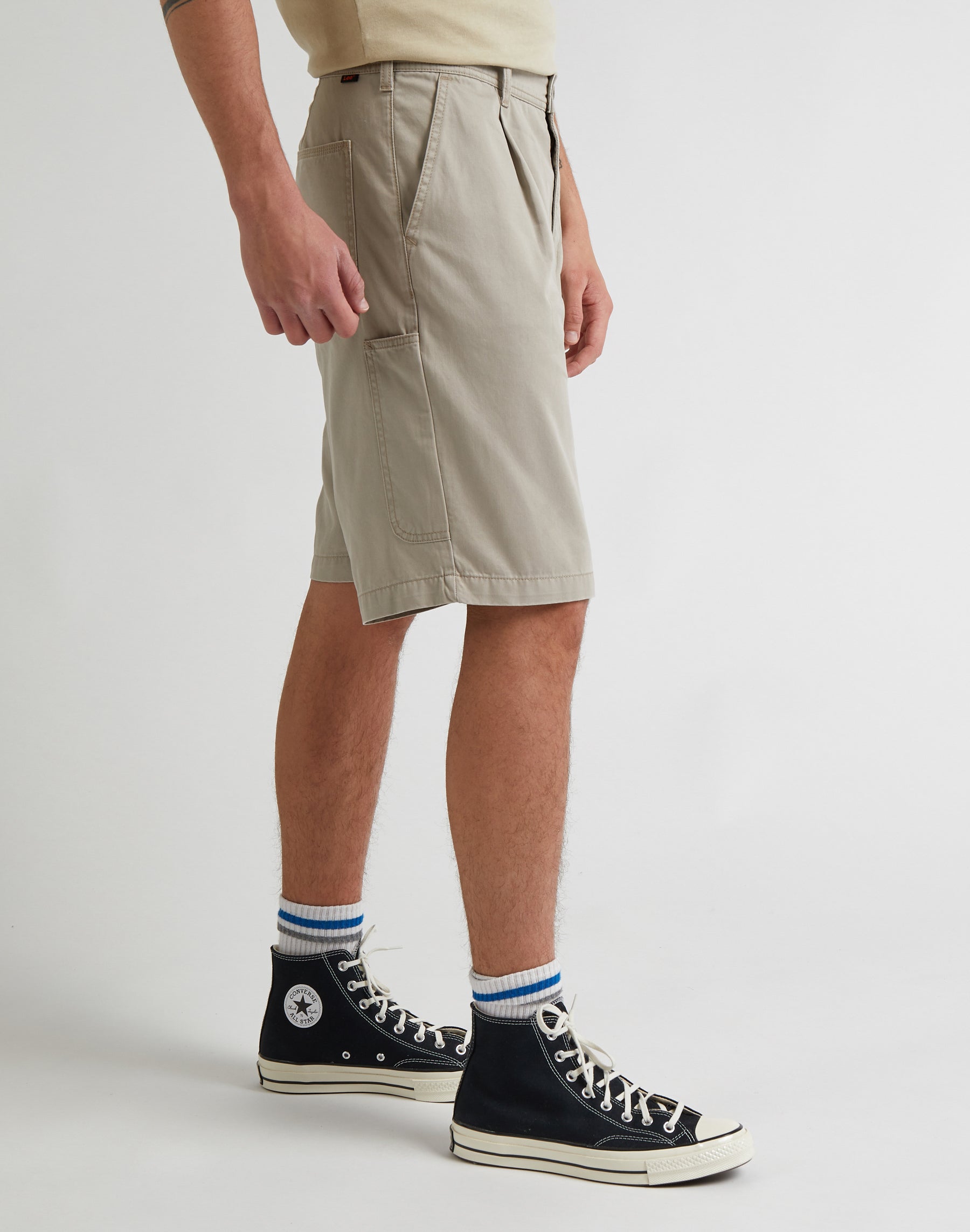 Pantaloncini Chino plissettati in pietra Lee