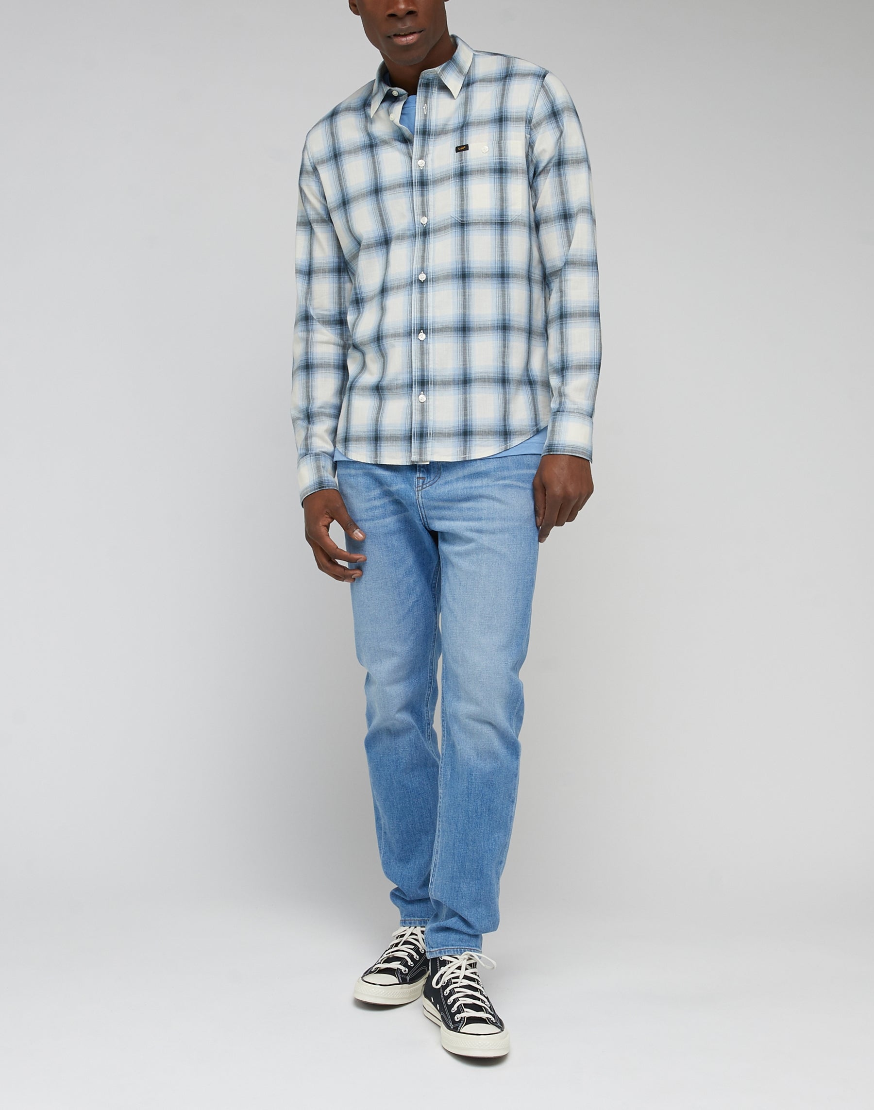 Austin a Union City con i jeans Lee