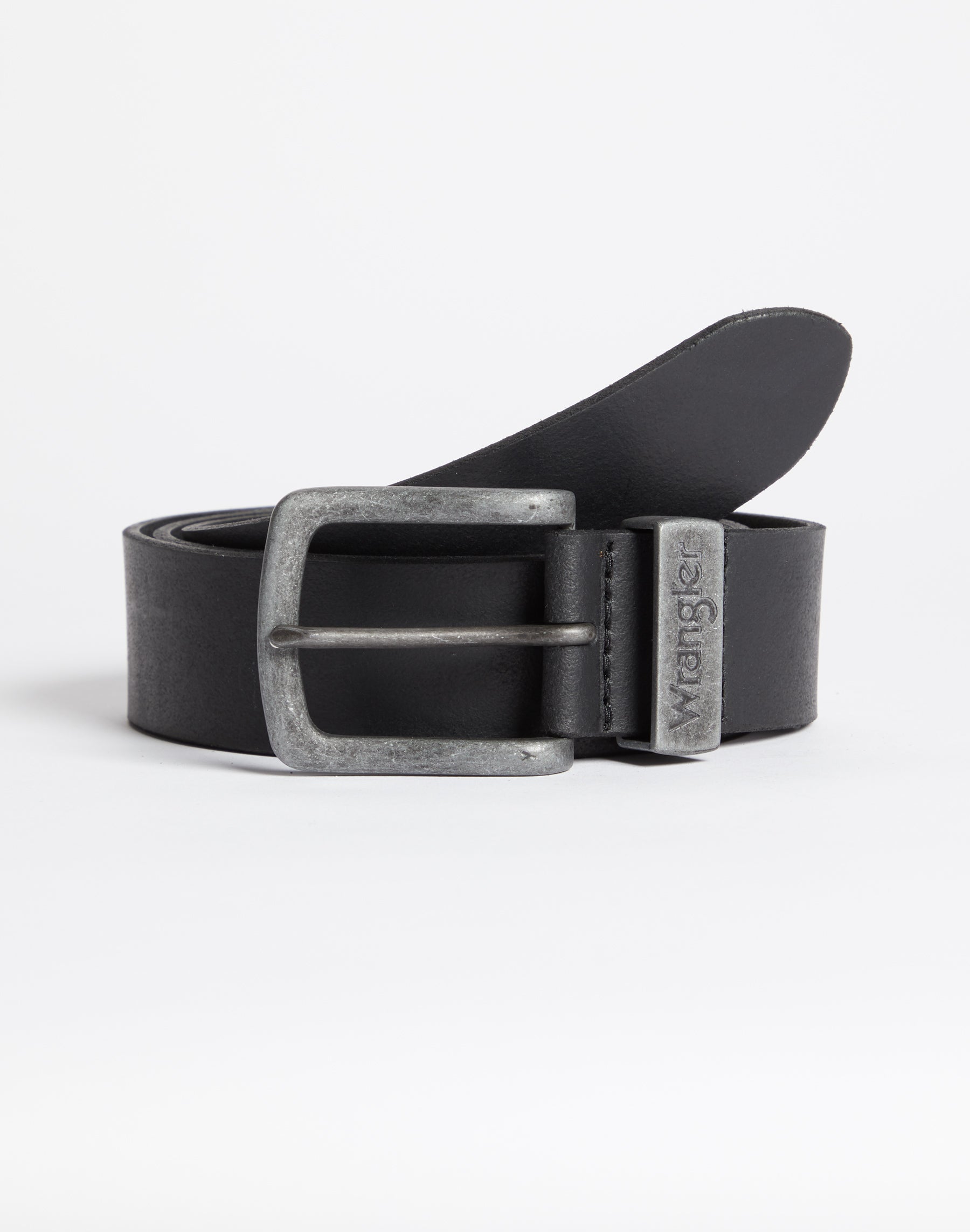 Cintura con passante in metallo in nero Cintura Wrangler