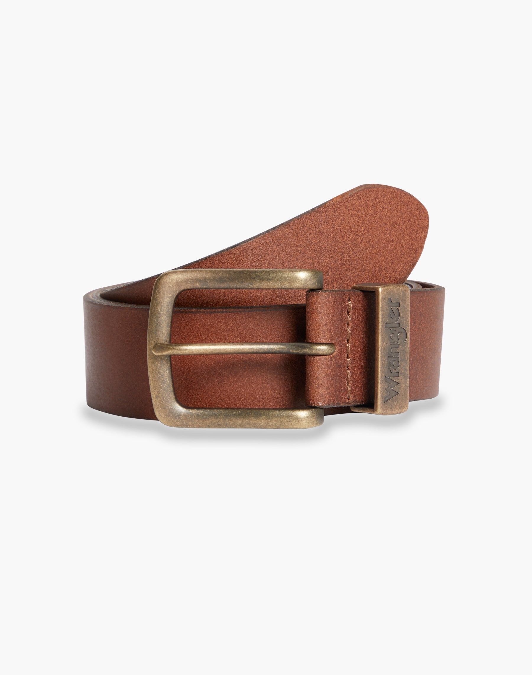 Cintura con passante in metallo in Cognac Cintura Wrangler