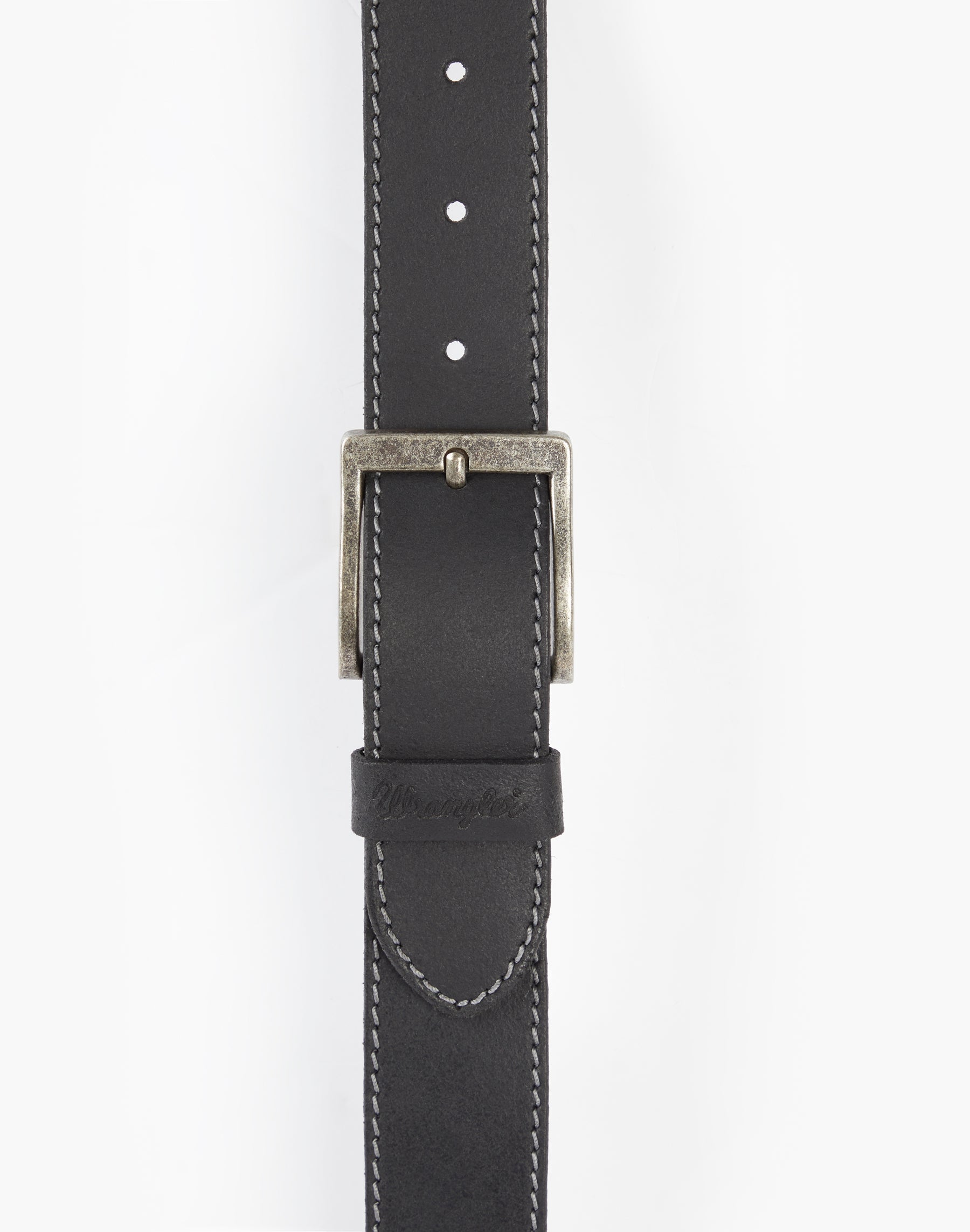 Cintura cucita in nero Cintura Wrangler