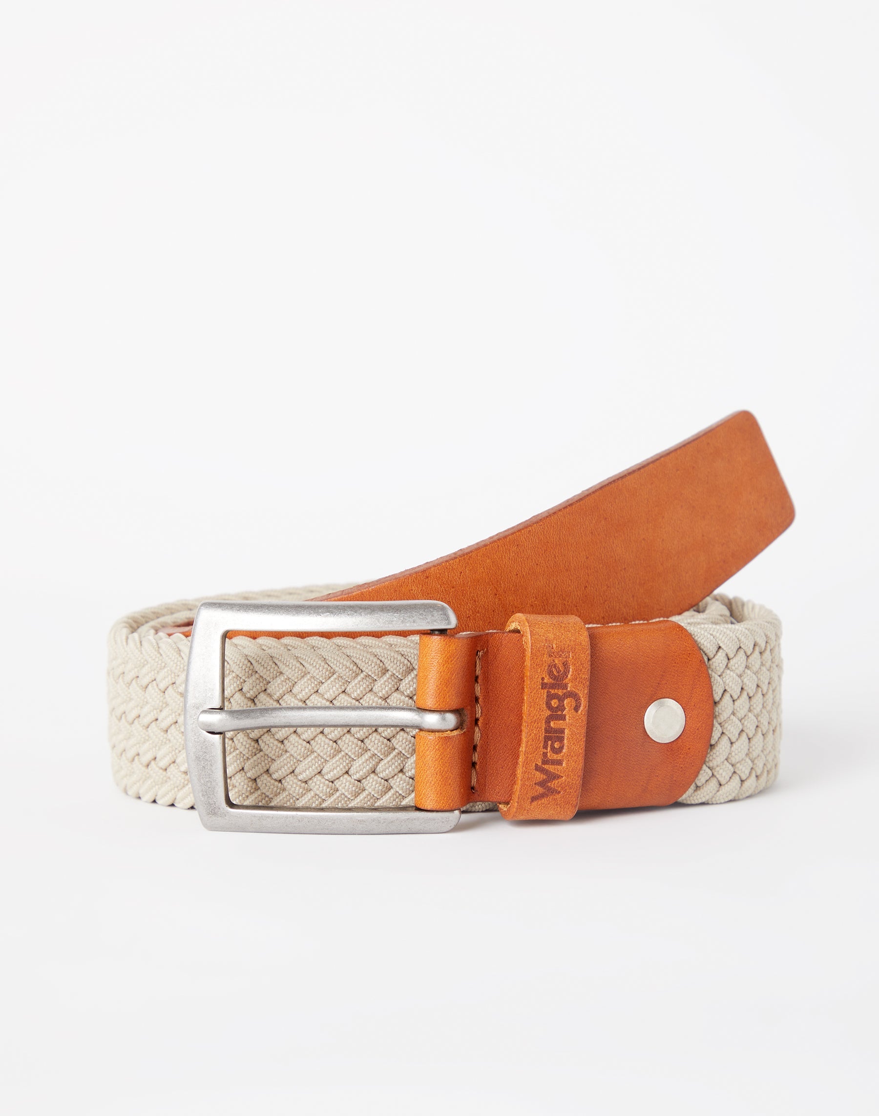 Cintura in fettuccia in Peyote Beige Cintura Wrangler