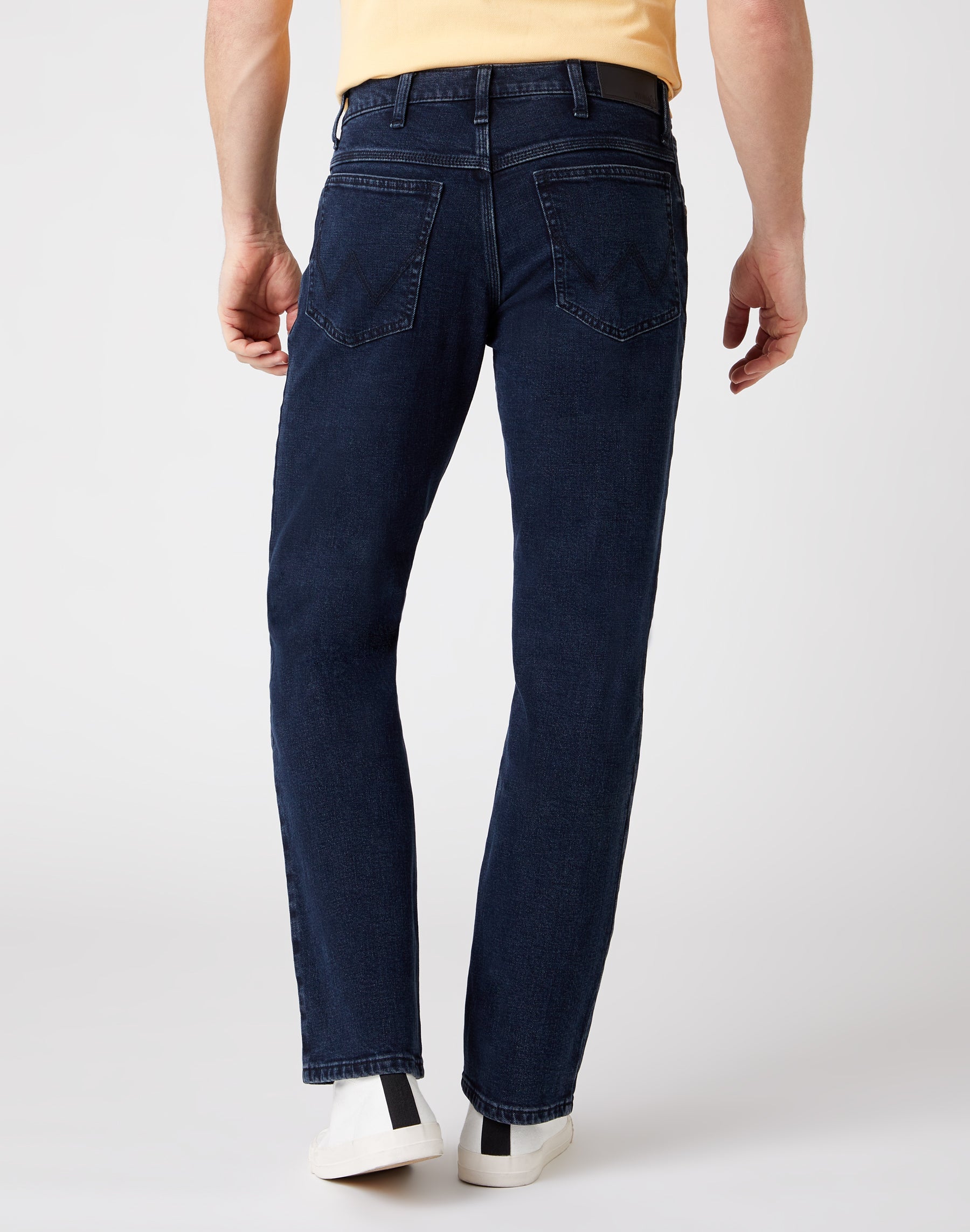 Dritti Low Stretch in Blu Nero Jeans Wrangler