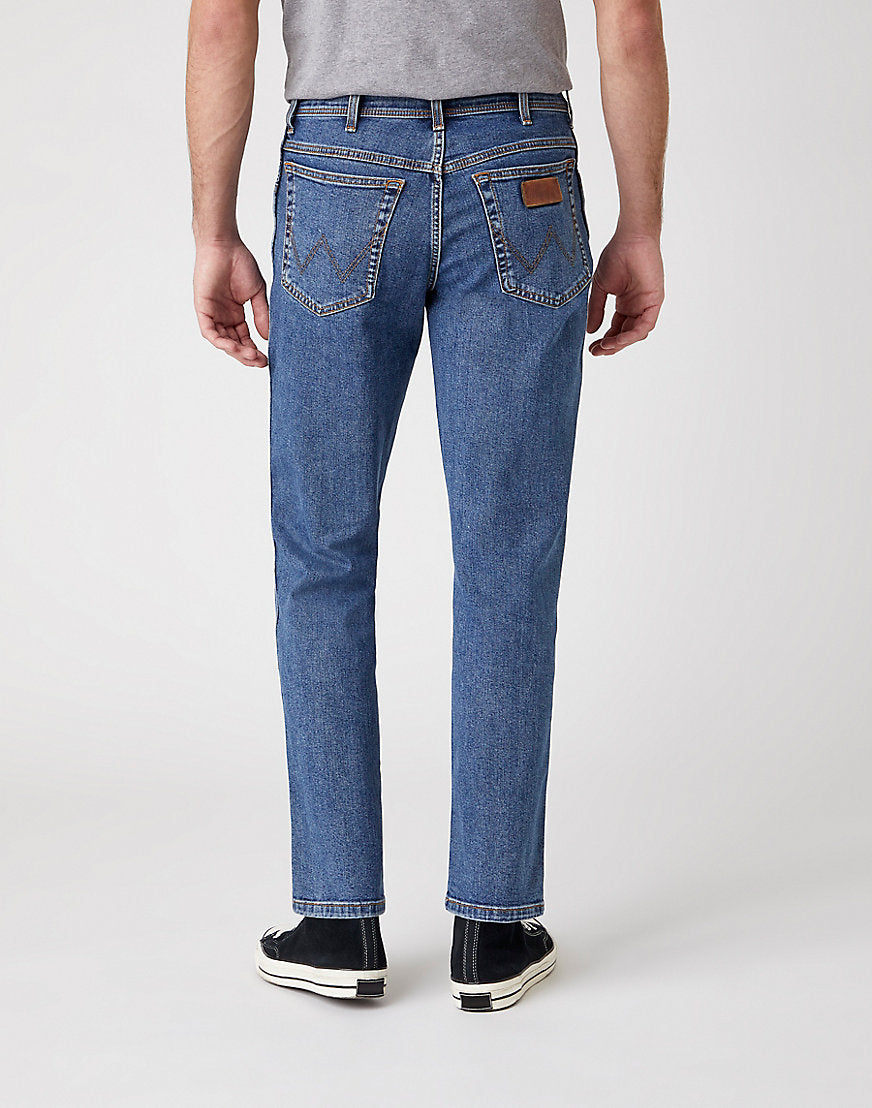 Jeans Texas Medium Stretch con lavaggio a pietra Wrangler