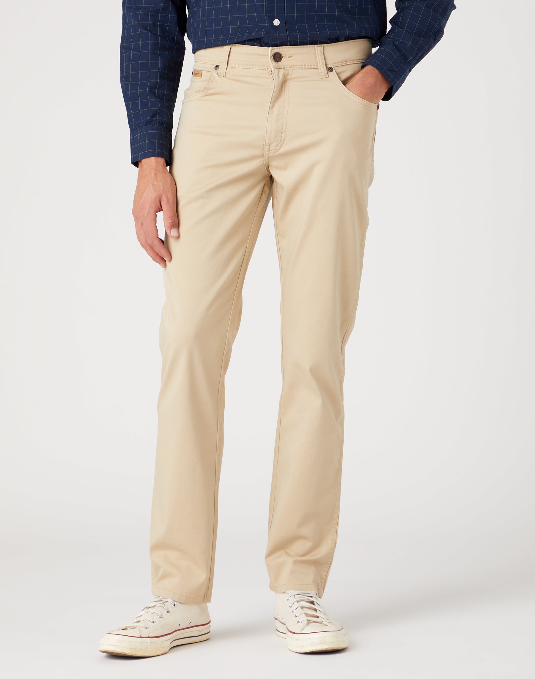 Pantaloni Texas Slim Medium Stretch in Safari Wrangler