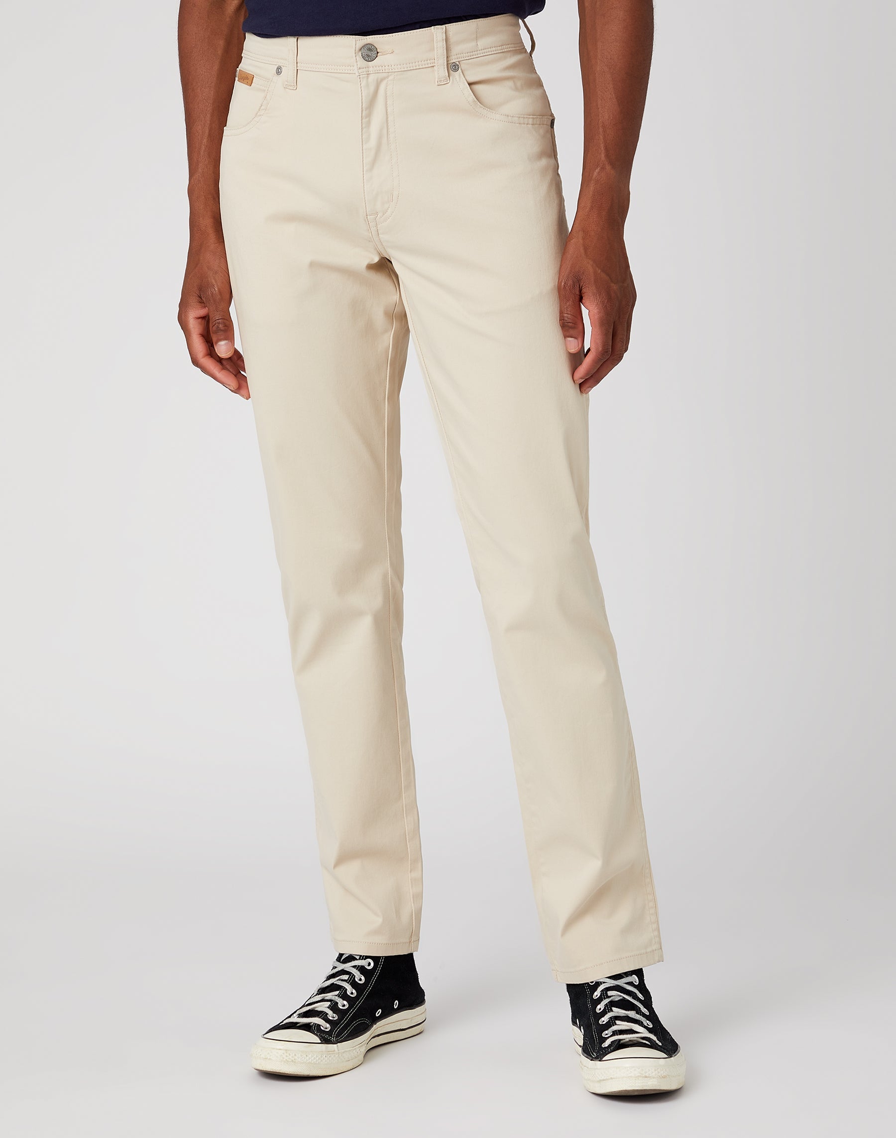 Pantaloni Texas Slim in pietra pomice Pantaloni Wrangler