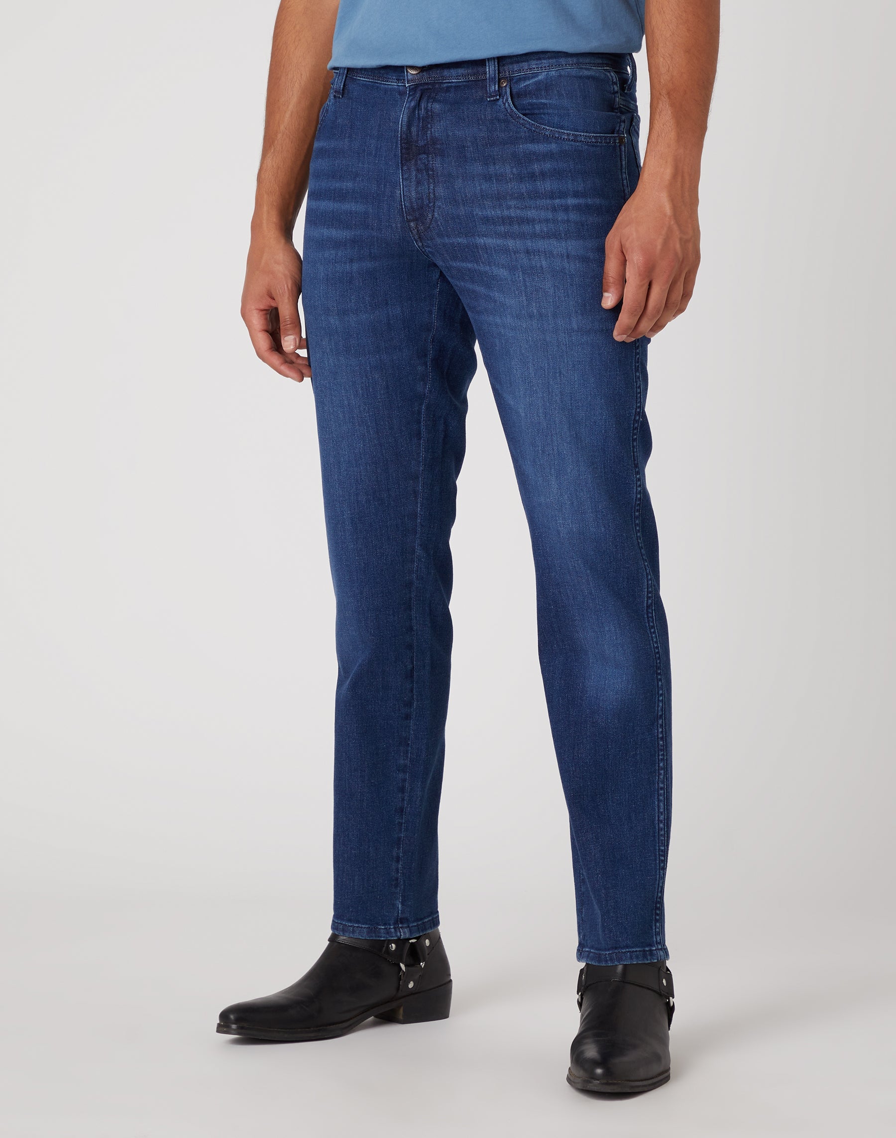Jeans Texas Slim Medium Stretch in Free Way Wrangler