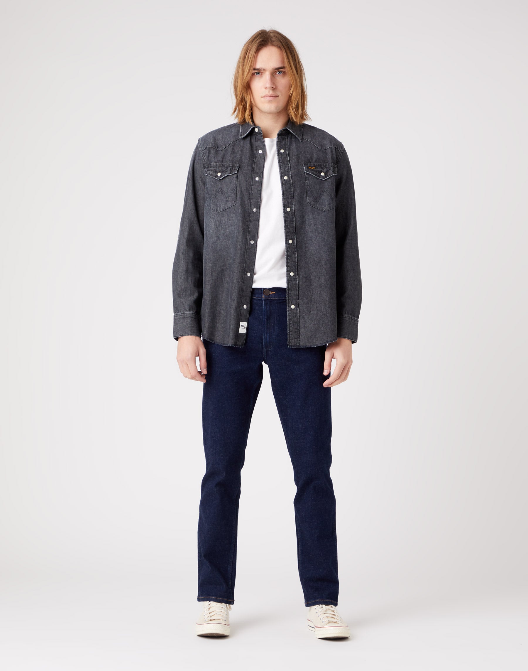 Greensboro Medium Stretch in Day Drifter Jeans Wrangler
