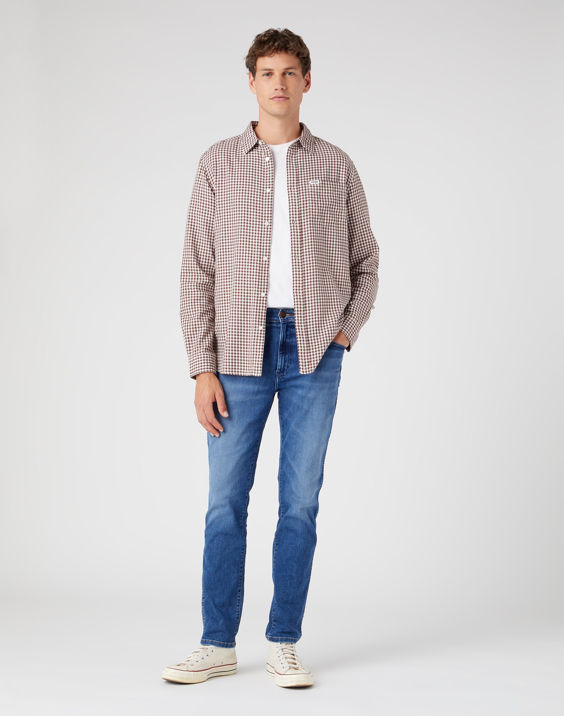 Jeans Larston High Stretch in Rough Rided Wrangler