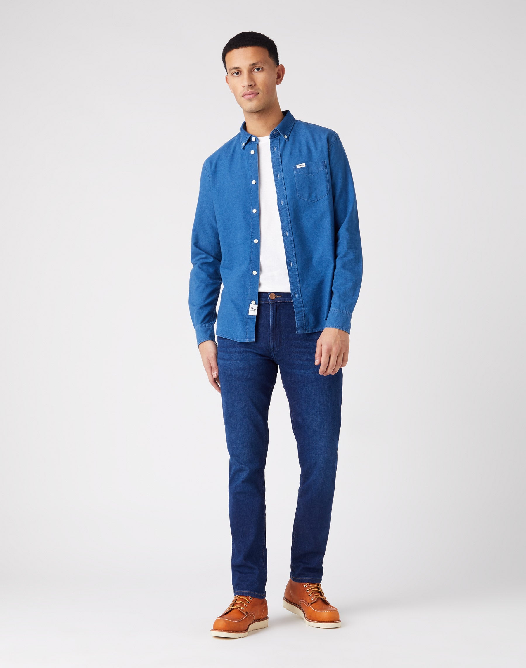 Larston Medium Stretch in Jeans Bullseye Wrangler