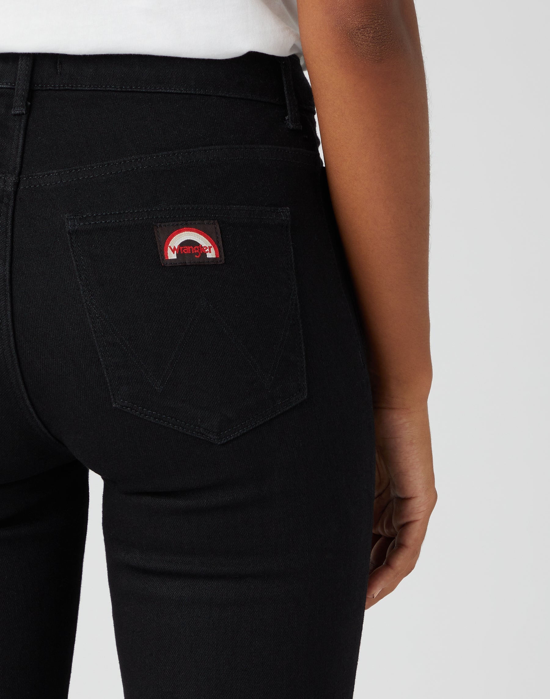 Jeans Wrangler nero retrò