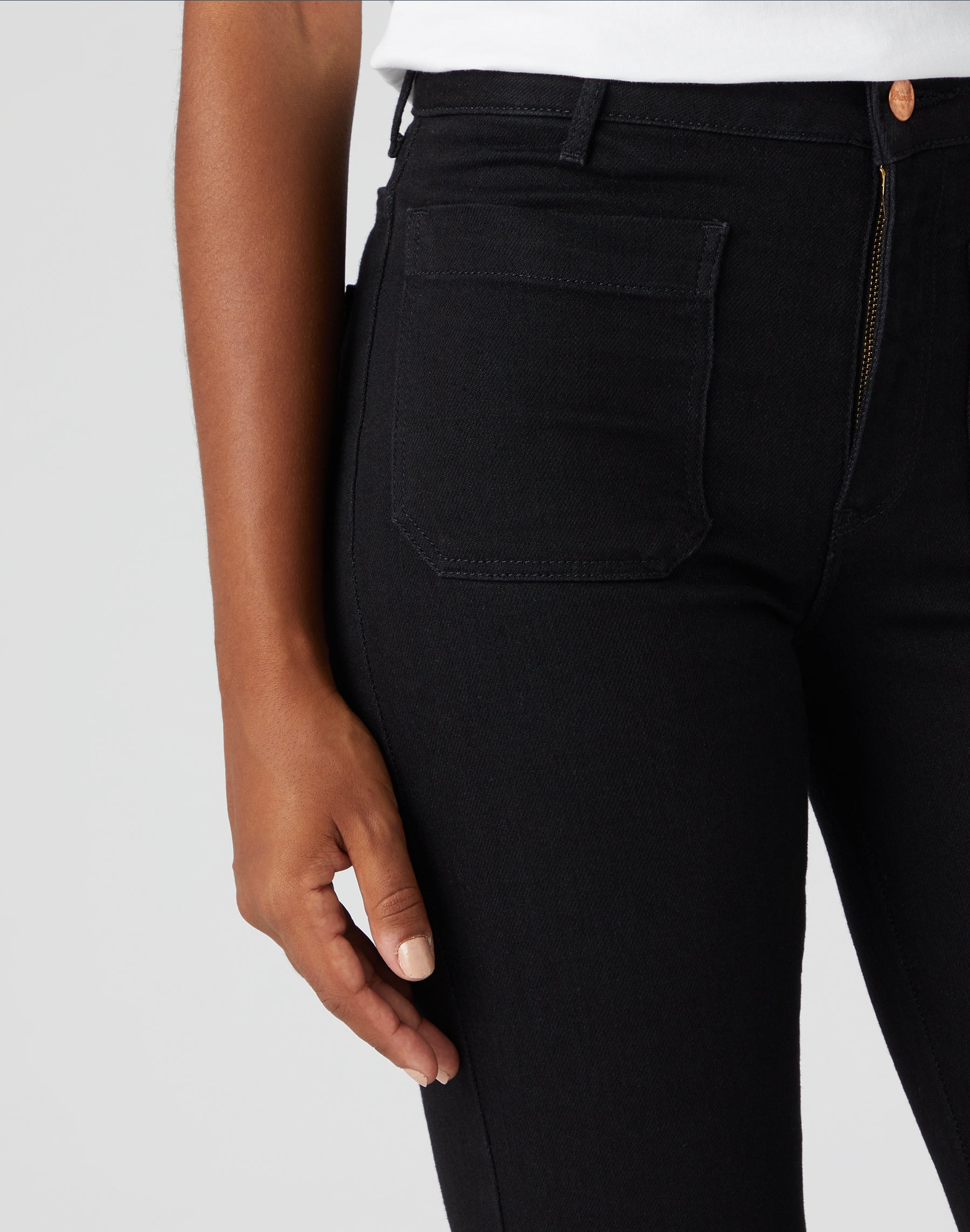 Jeans Wrangler nero retrò