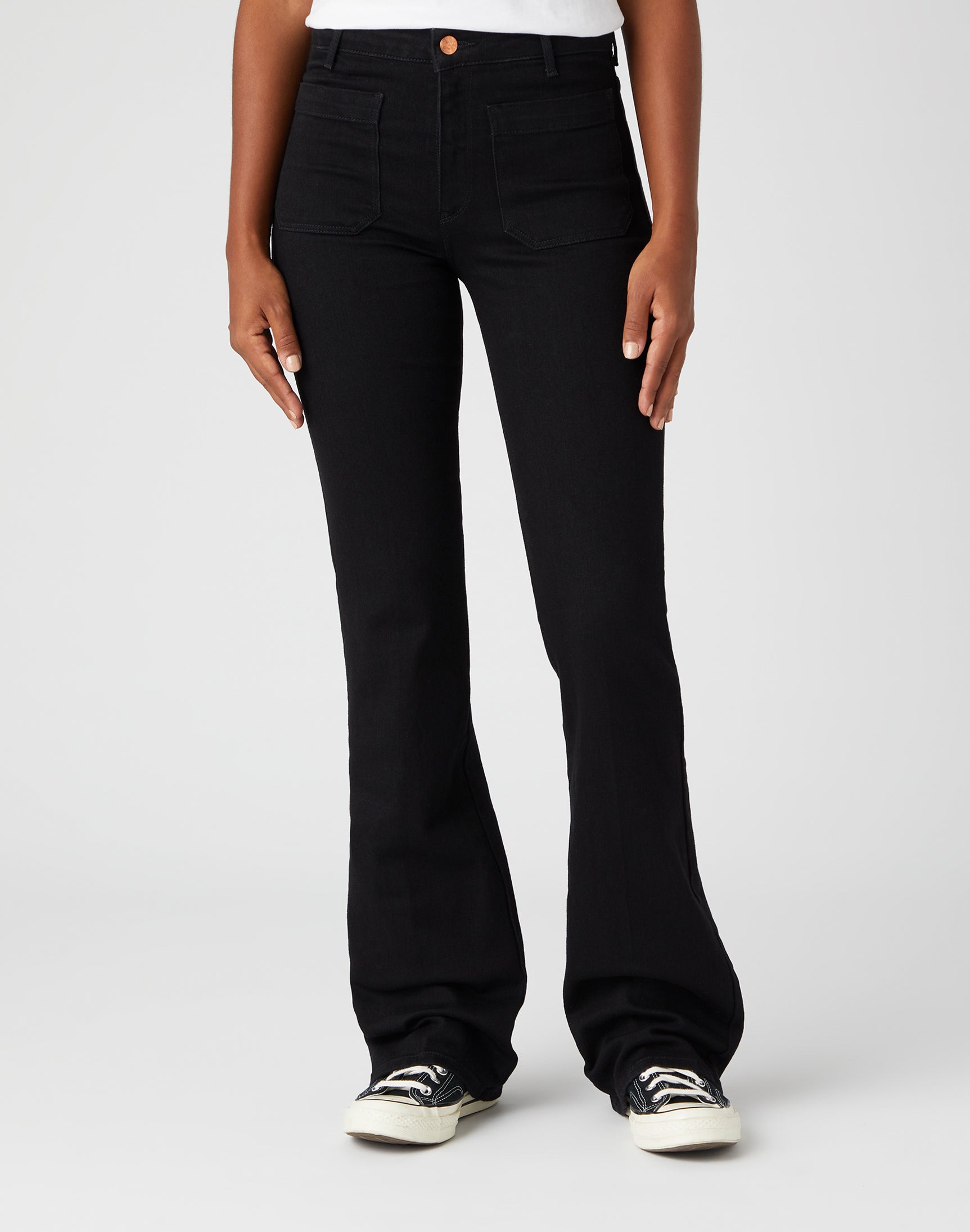Jeans Wrangler nero retrò