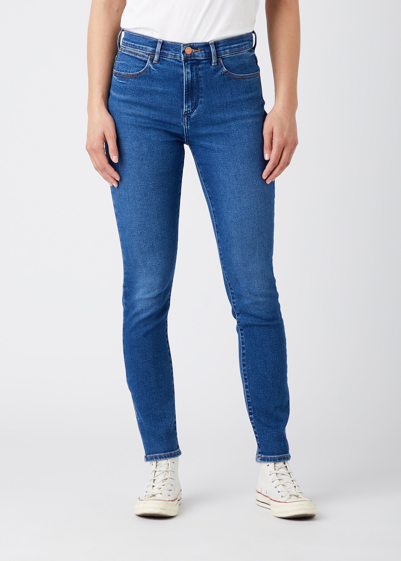 High Rise Jeans skinny in camelia Jeans Wrangler