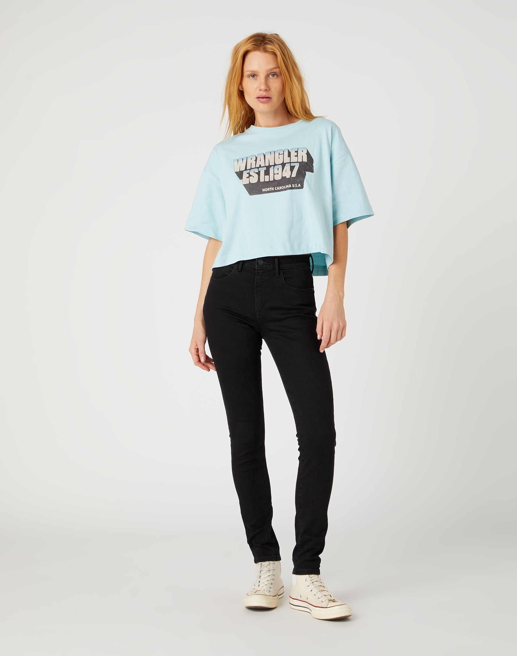 Jeans skinny alti in aracne Wrangler