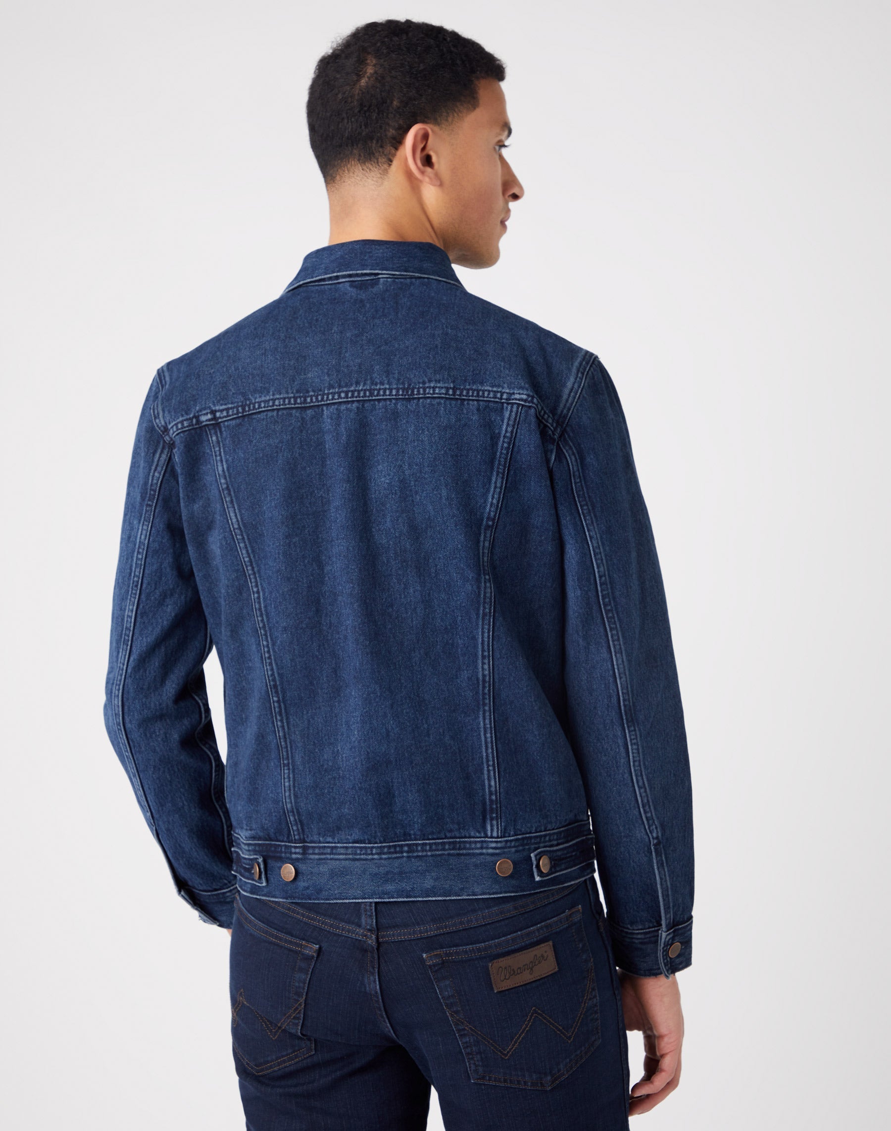 Giacca Authentic in blu carbone Stone Jackets Wrangler