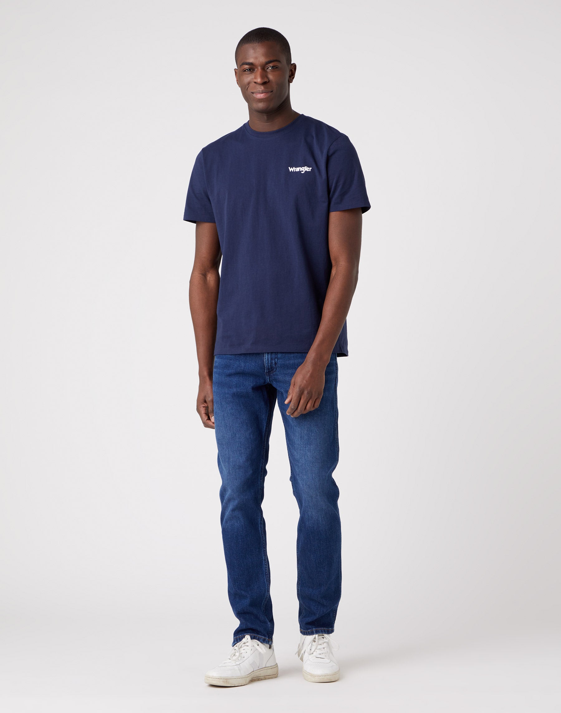 2Pack Sign Off Tee in Real Navy T-shirt Wrangler