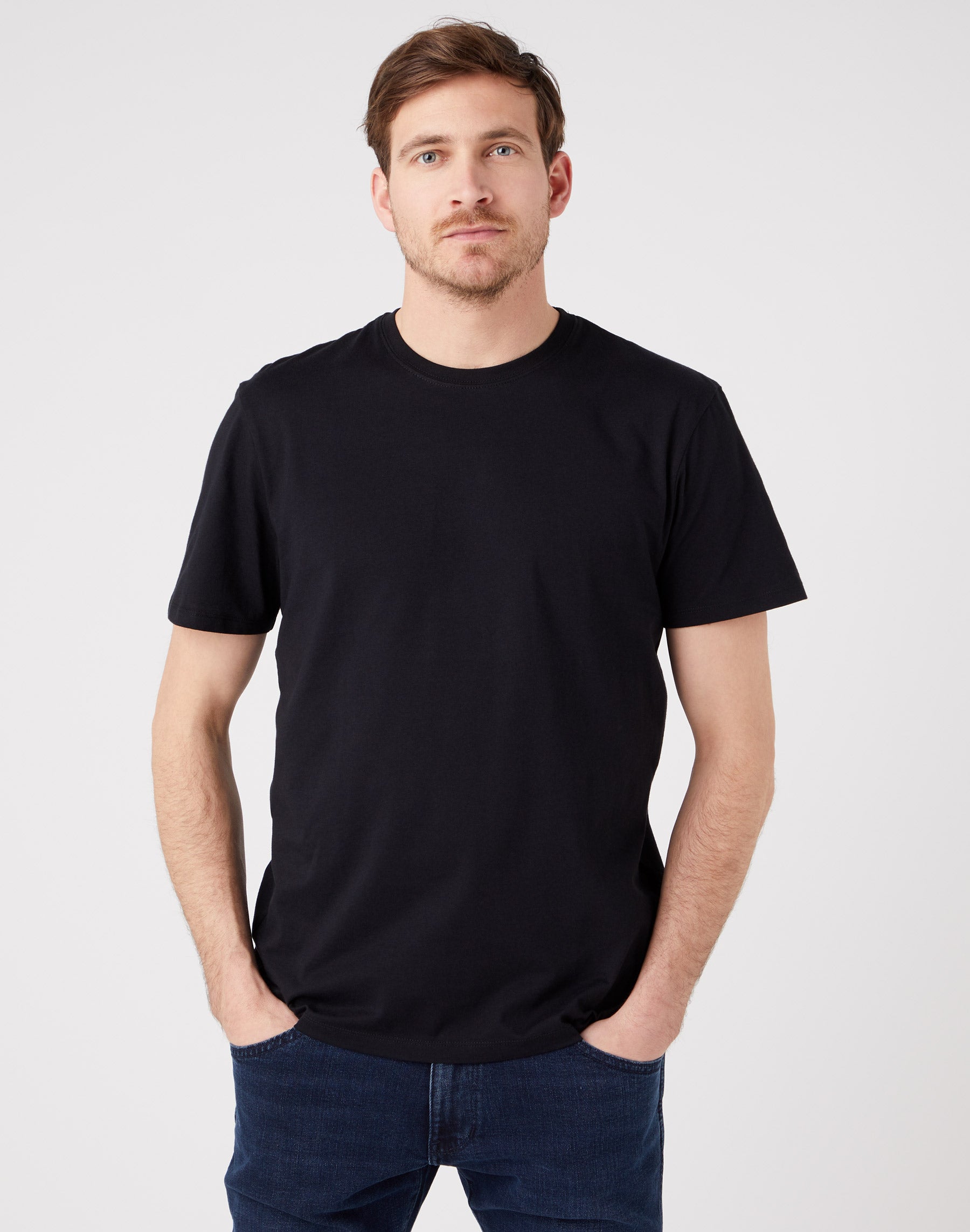 2 Pack Tee in Nero/Bianco Magliette Wrangler