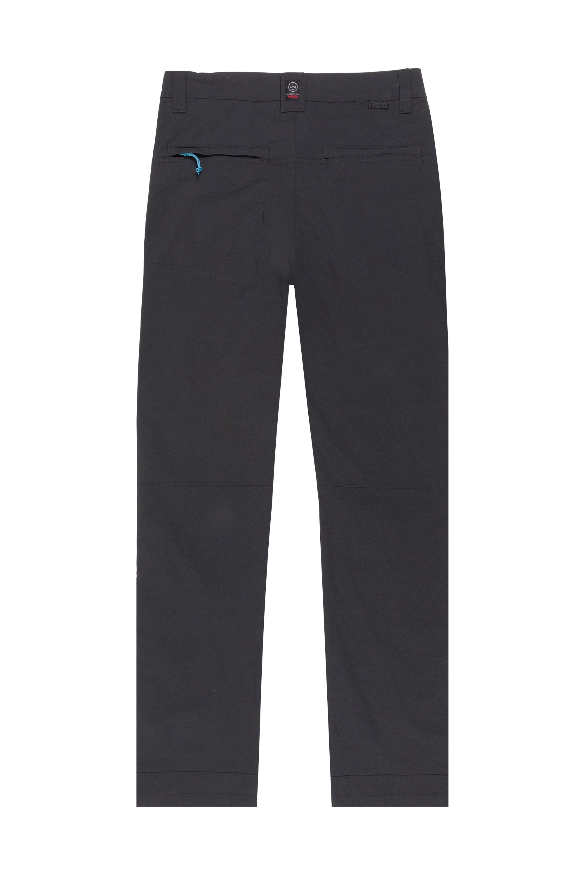 Pantaloni con zip sostenibile in nero Wrangler