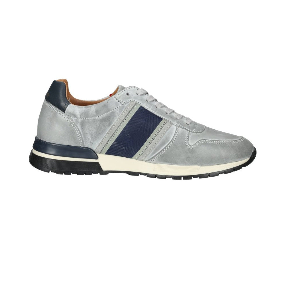 Sneakers Sangano Low in Grigio Viola Pantofola d'Oro   