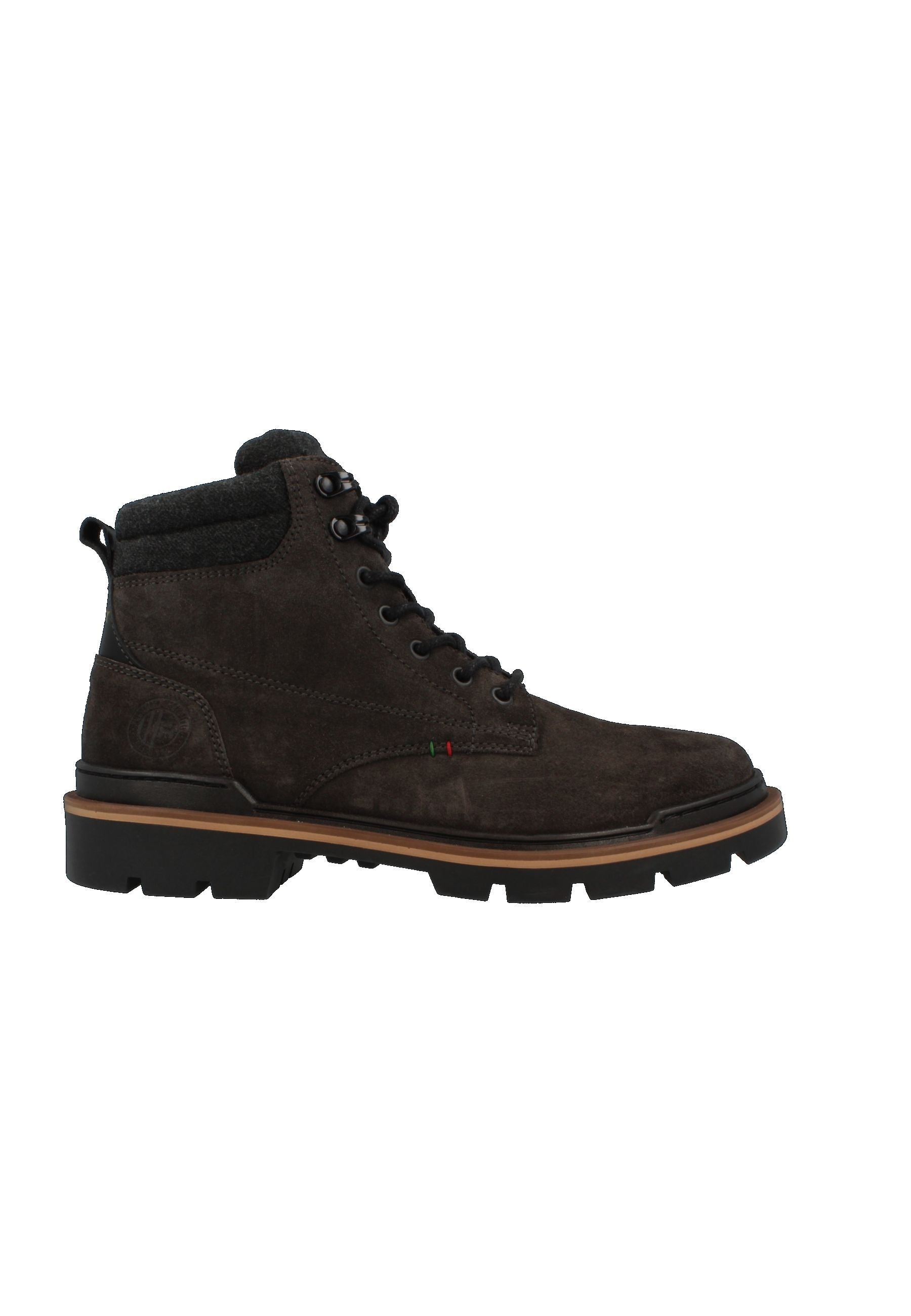 Colma Suede Mid in Dark Shadow - Stivaletti allacciati Pantofola d'Oro   