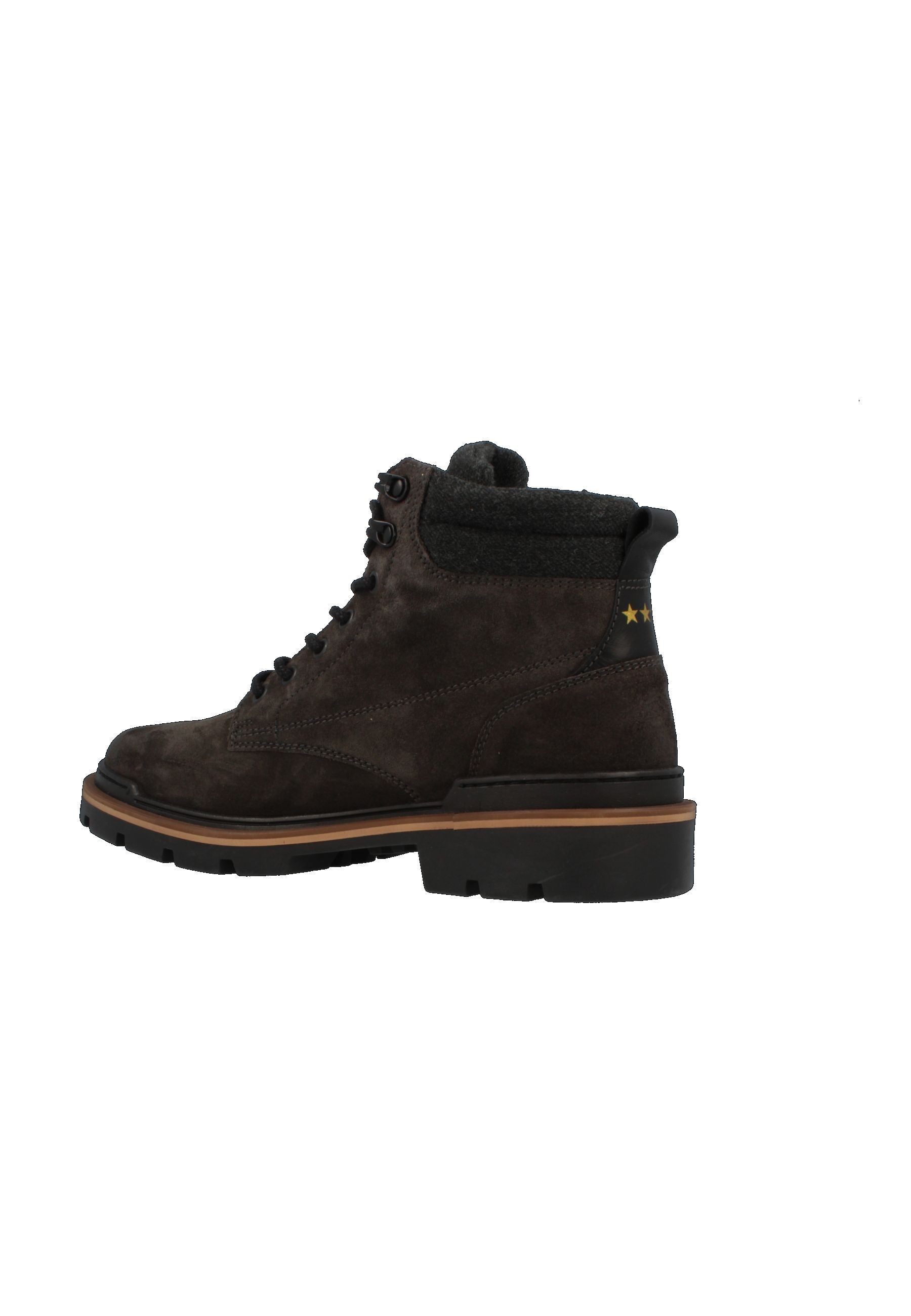 Colma Suede Mid in Dark Shadow - Stivaletti allacciati Pantofola d'Oro   