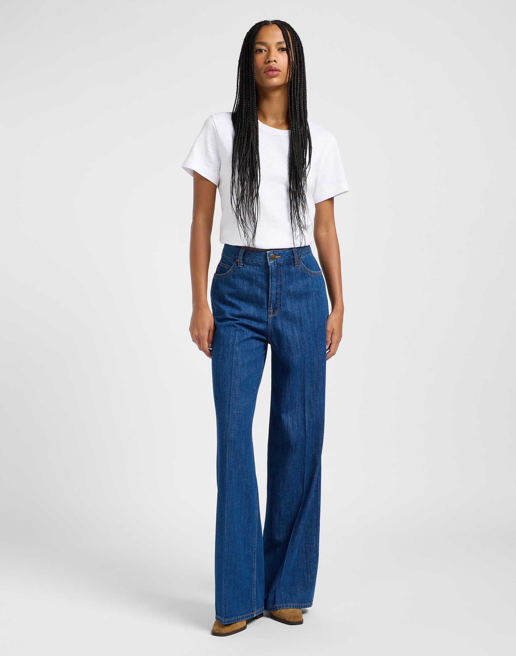 Stella A Line in Eton Jeans scuro Lee