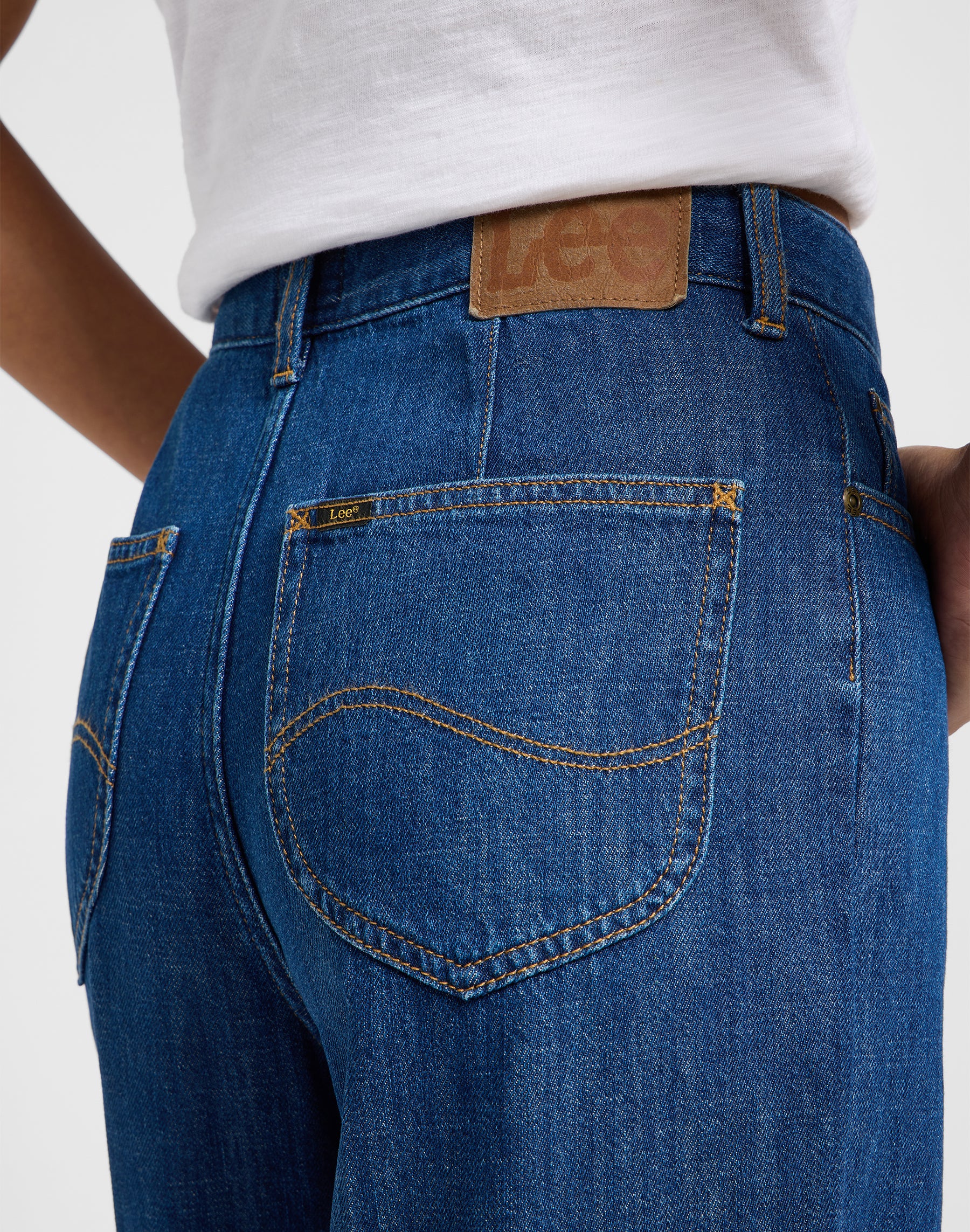 Stella A Line in Eton Jeans scuro Lee