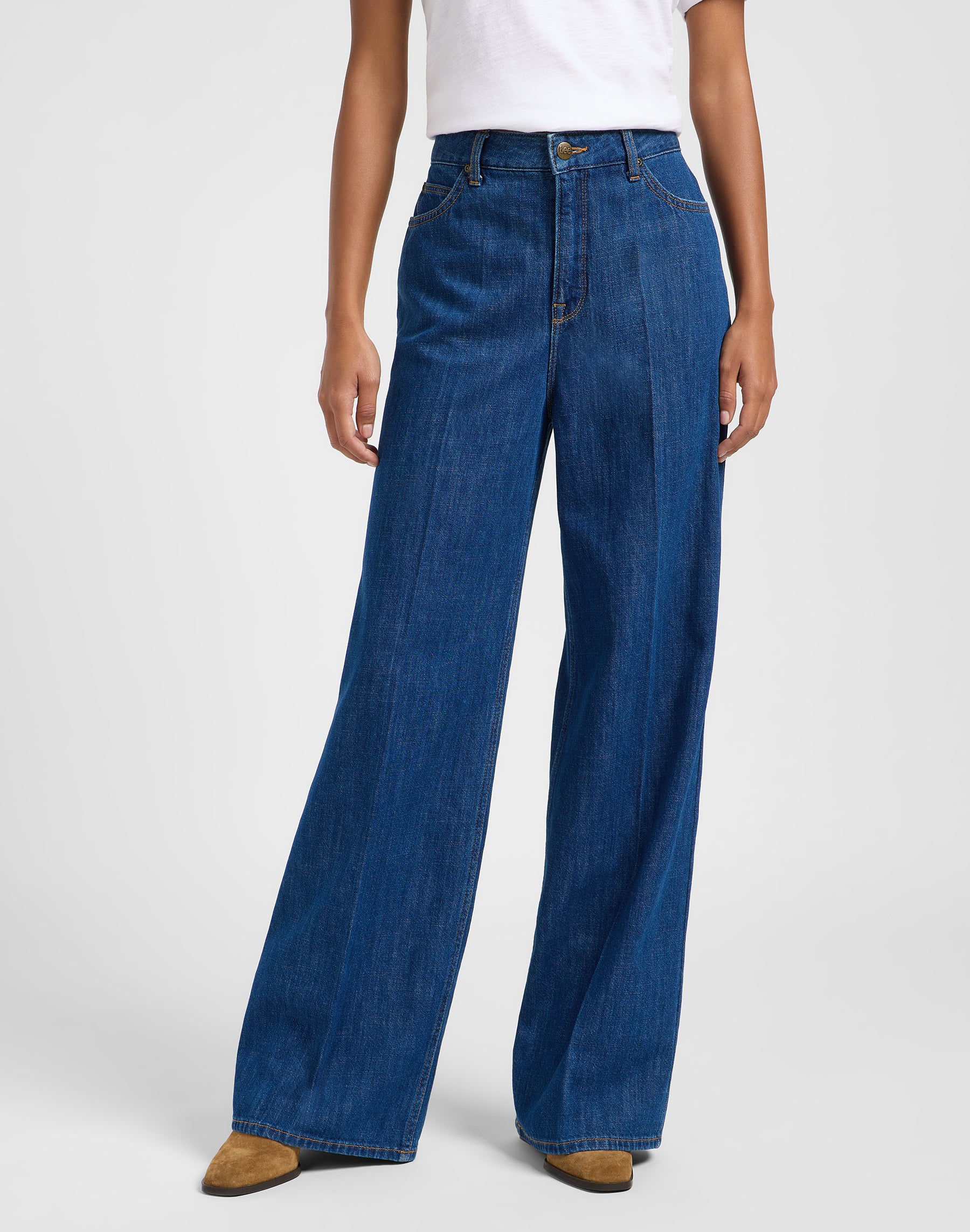 Stella A Line in Eton Jeans scuro Lee