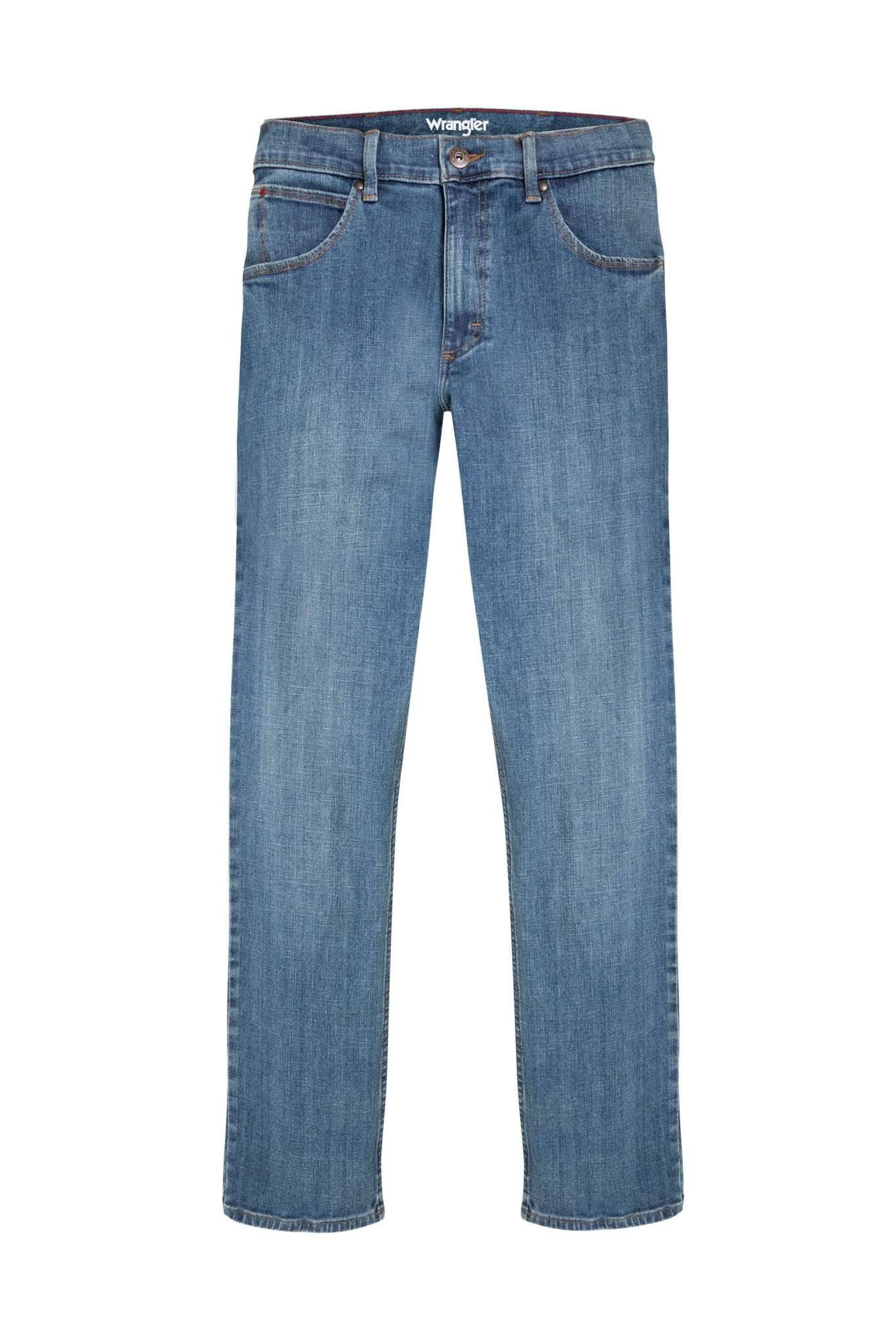 Autentici jeans dritti in pietra media Wrangler   