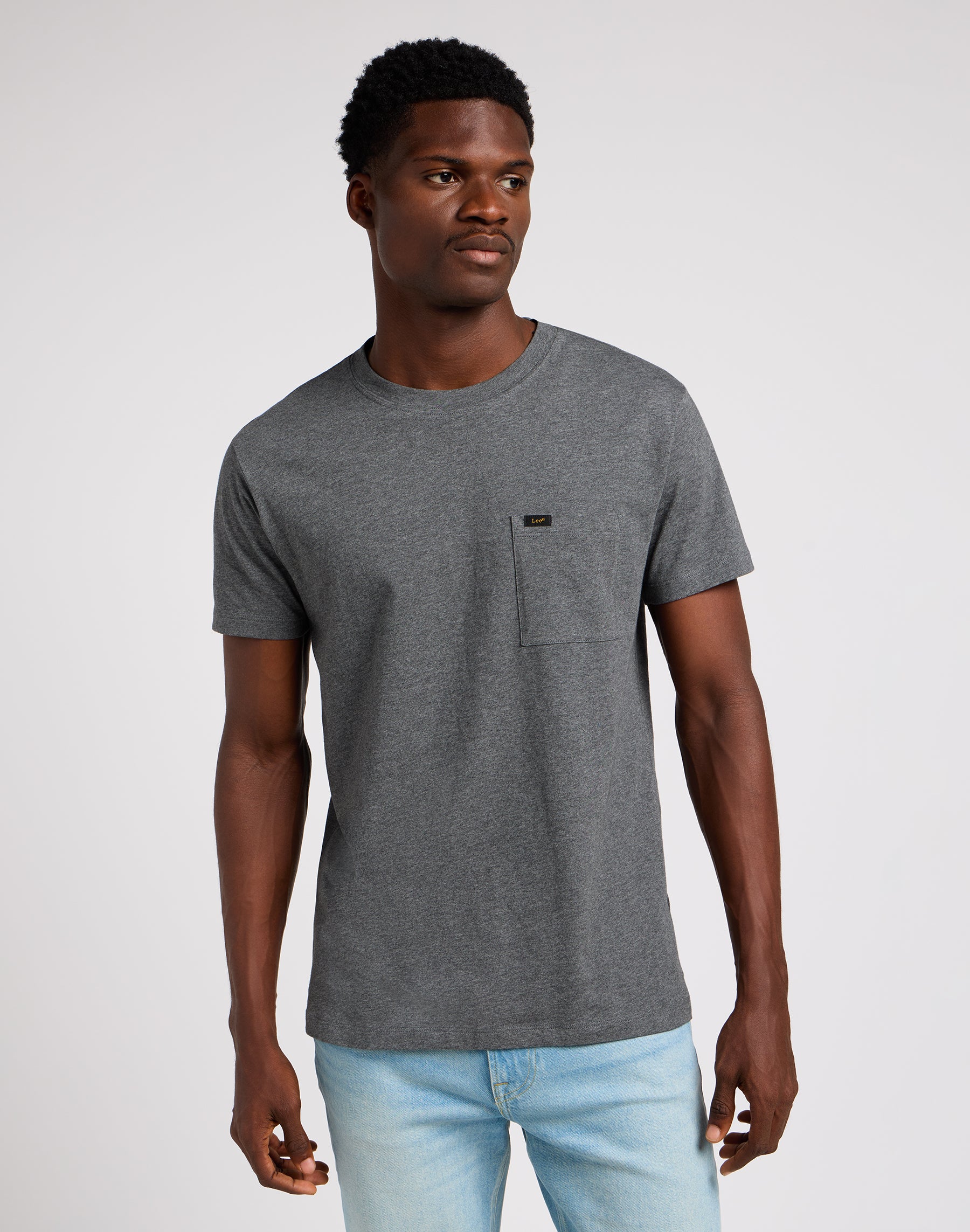 T-shirt Ultimate Pocket Tee in nero Lee   