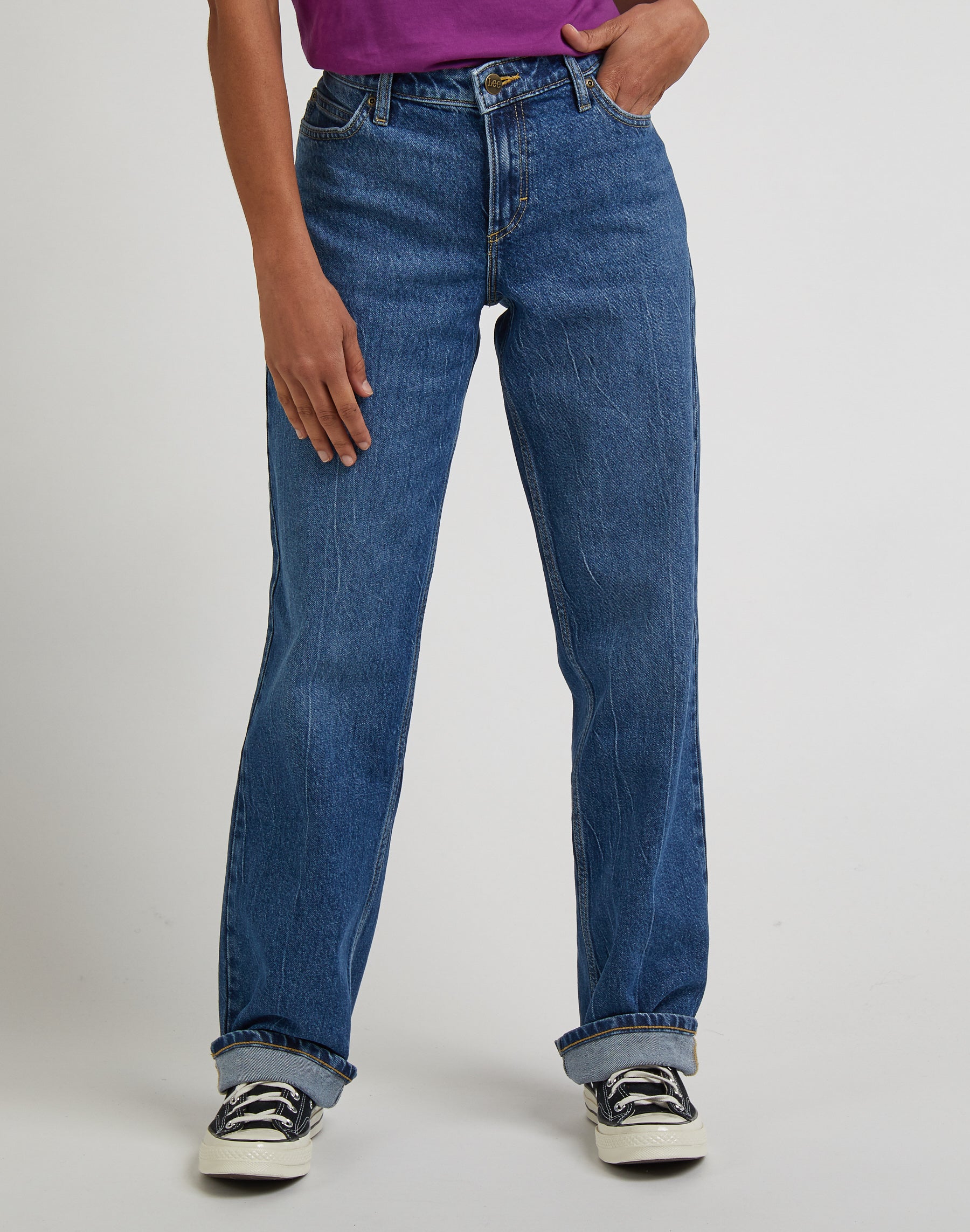 Low Rise Jane in Speed Jeans blu Lee   