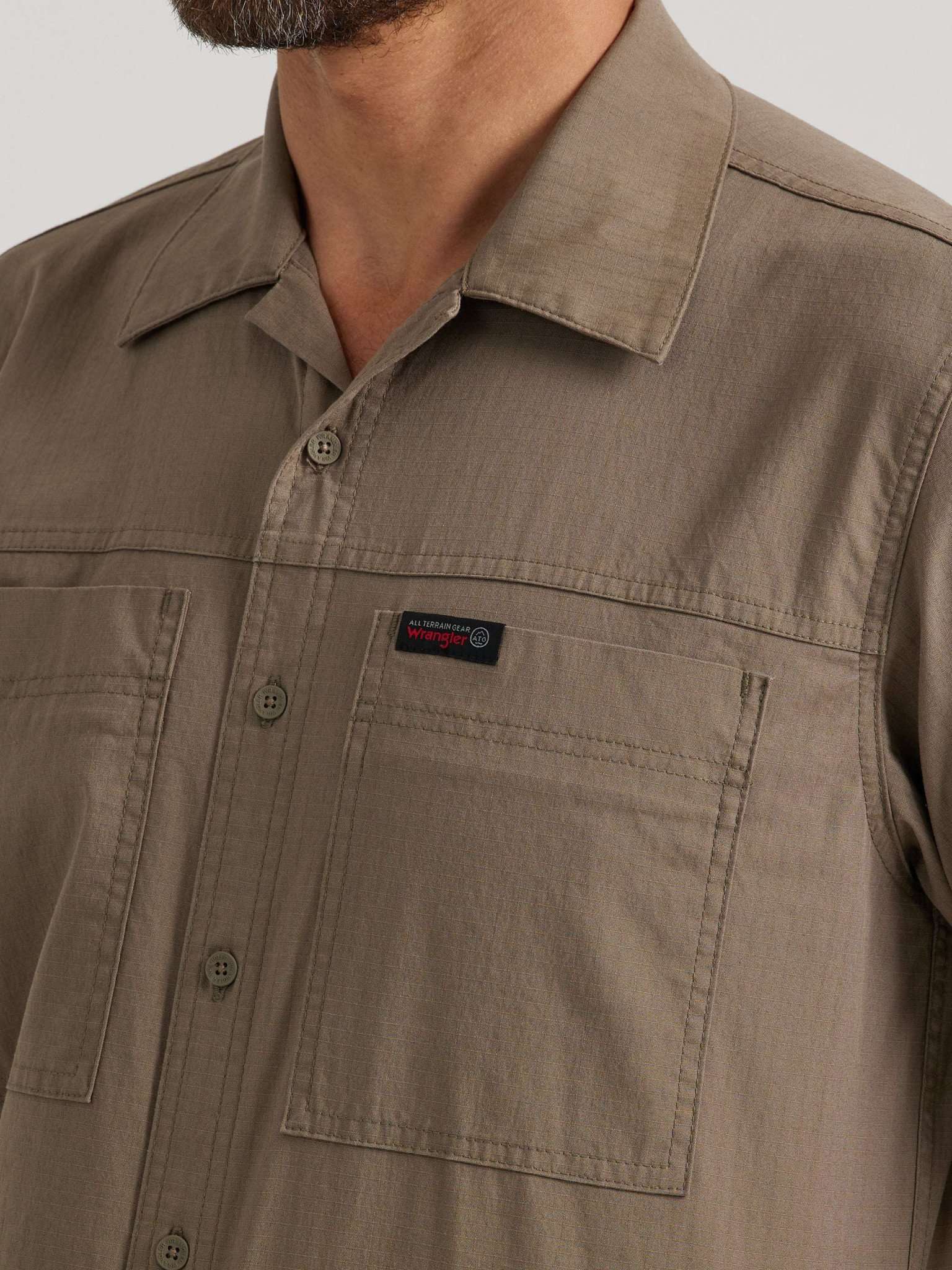 LS Rugged Utility Shirt in Bungee Cord Camicie Wrangler   