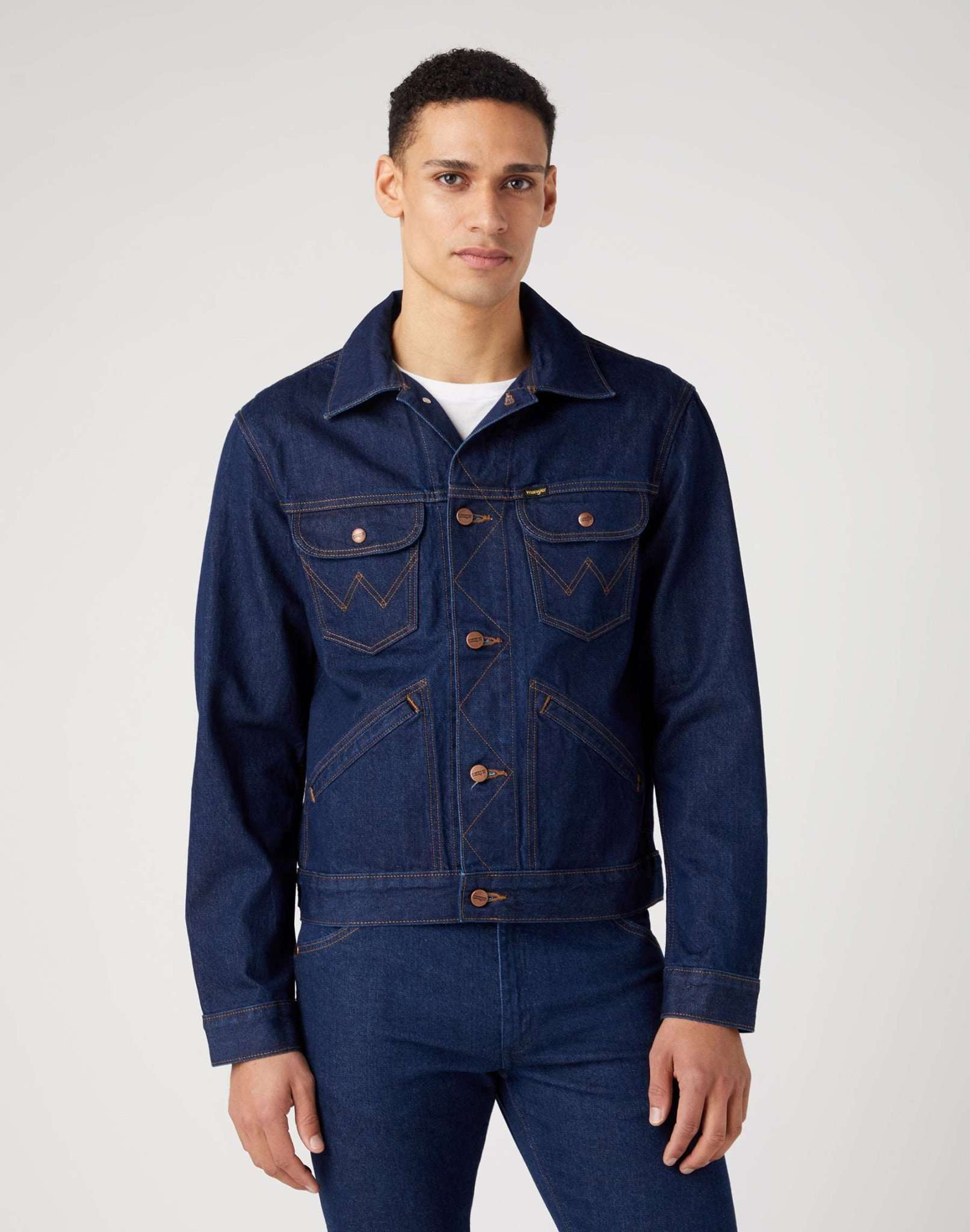 124Mj in giacche di risciacquo Wrangler   