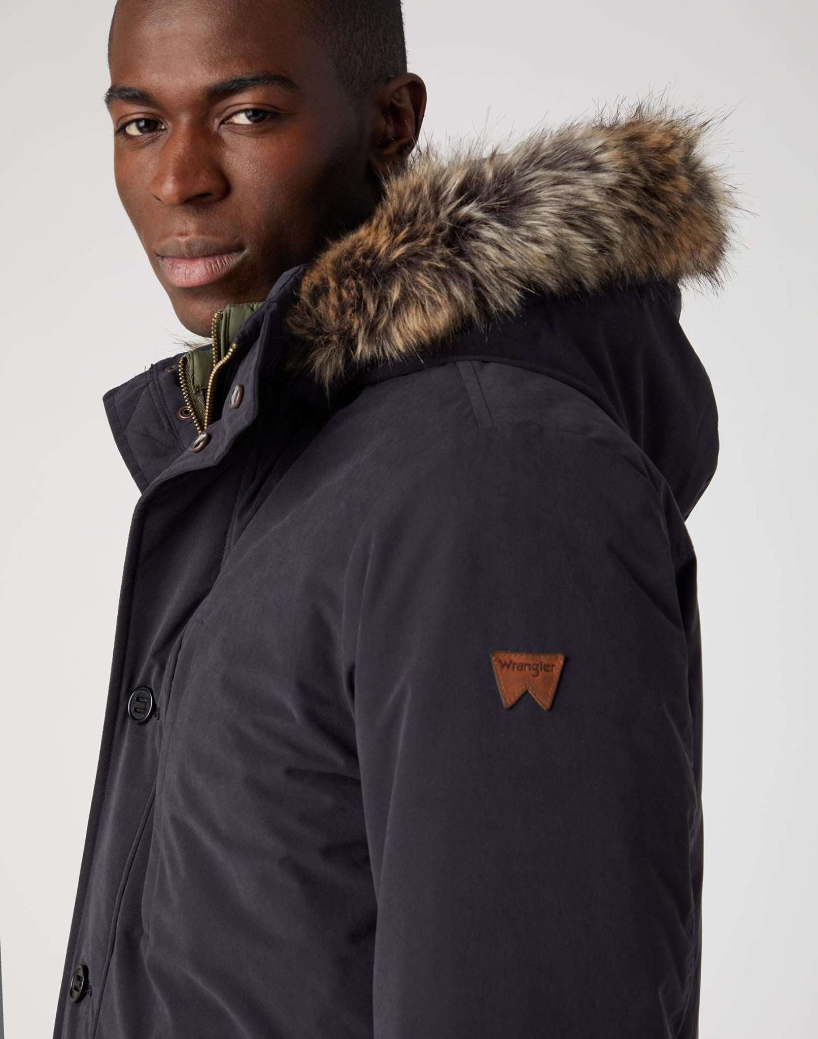 Giacca Parka 2 In 1 in Nero Giacche Wrangler   