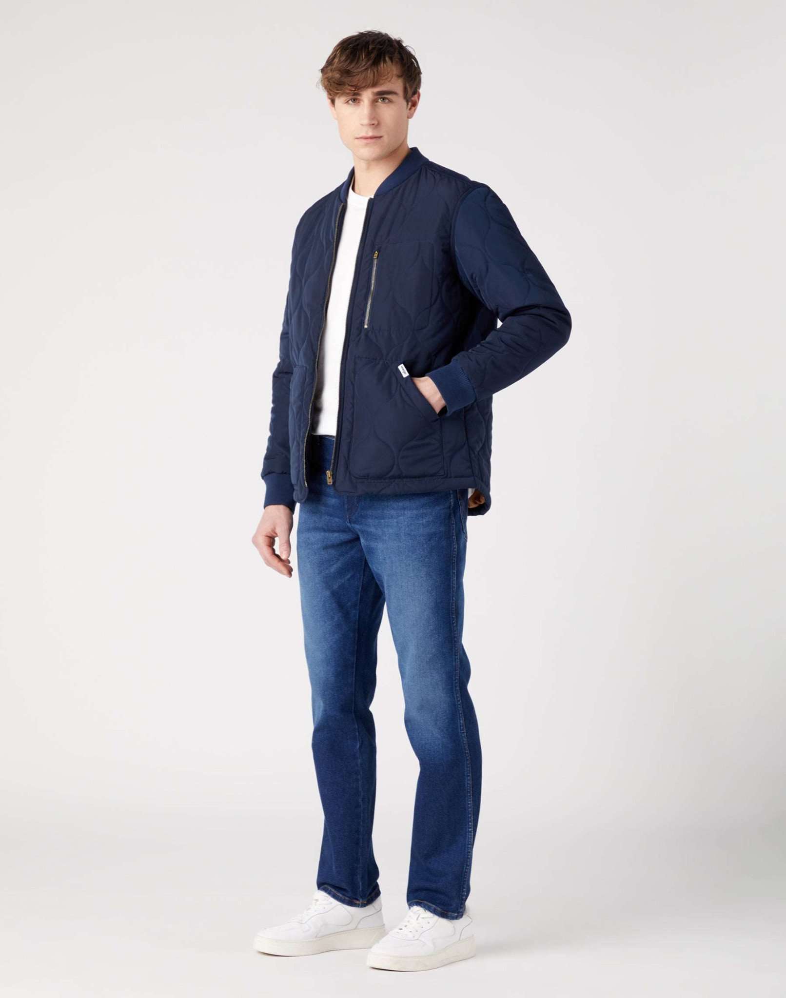 Giacca imbottita in Navy Giacche Wrangler   