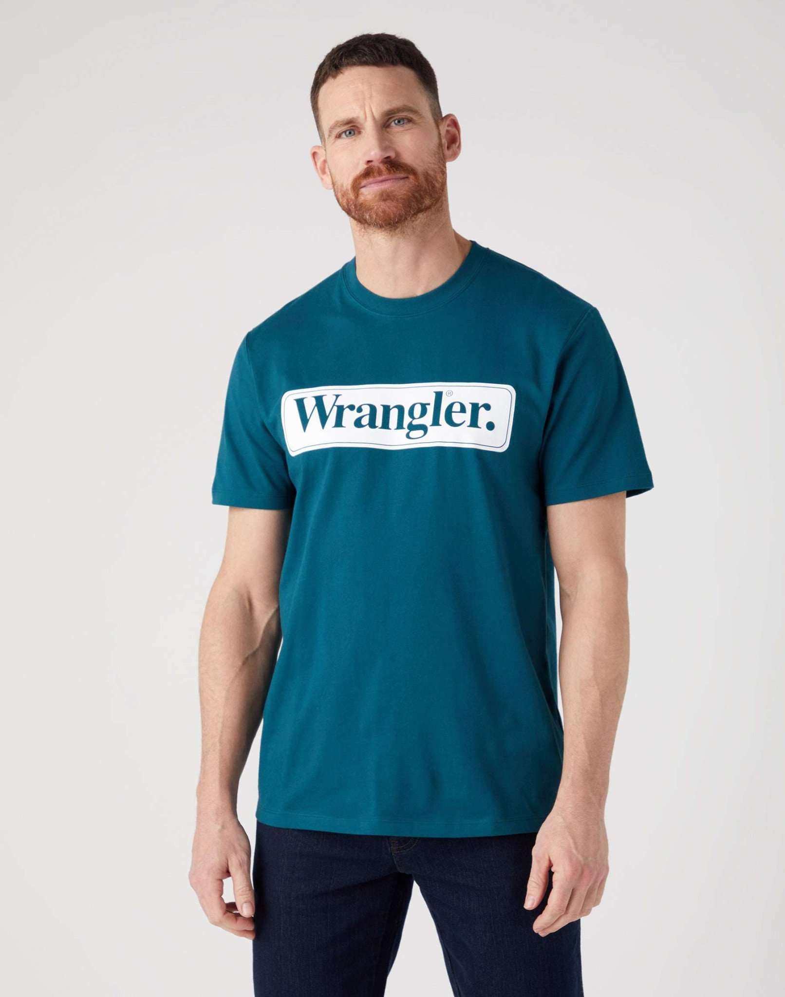 Maglietta Wrangler in verde scuro Magliette Wrangler   