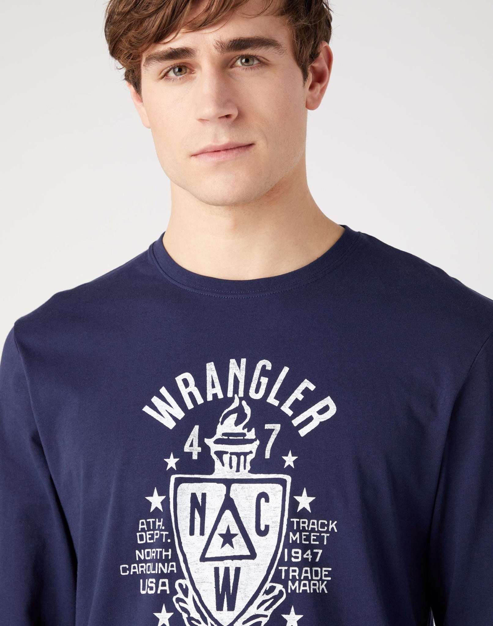 Americana Tee in Navy Maglioni Wrangler   