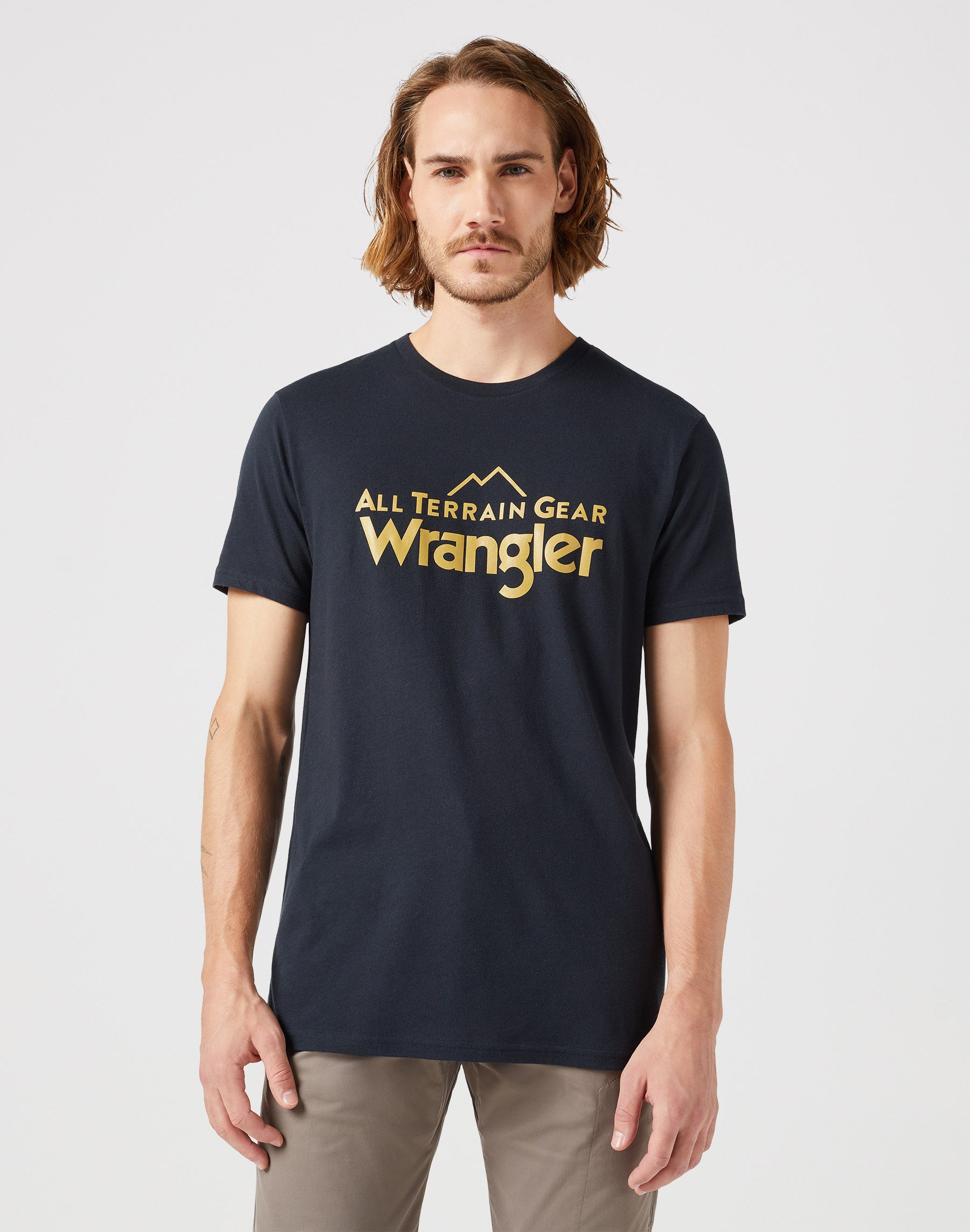 Maglietta con logo in nero Jet T-shirt Wrangler   