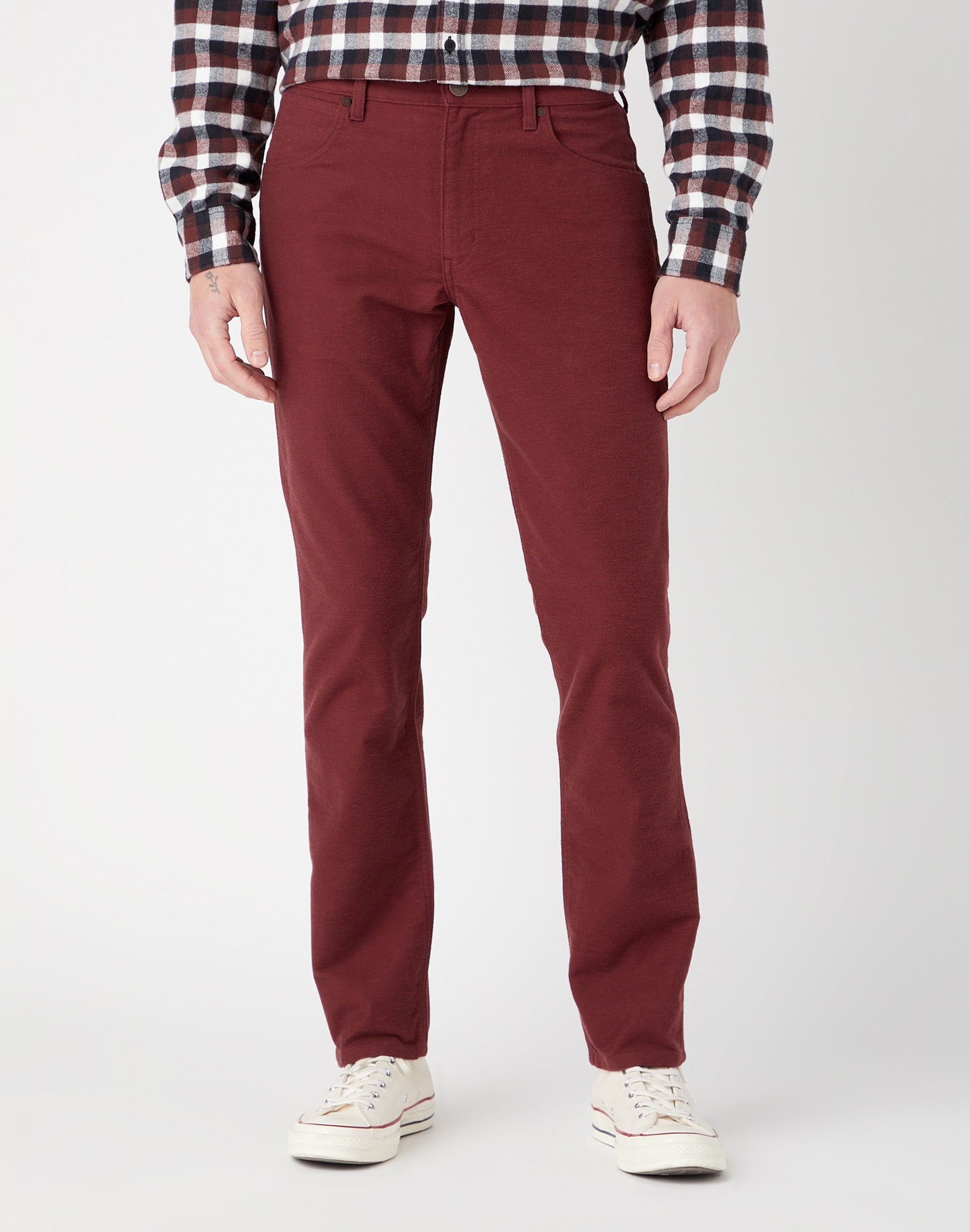 Greensboro Low Stretch in Dahlia Pantaloni Wrangler   