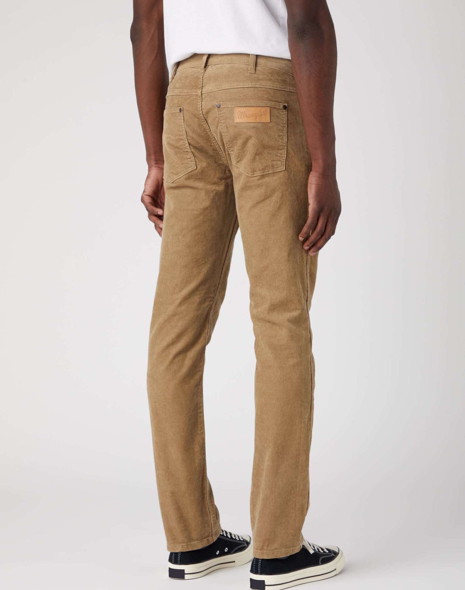 Pantaloni Greensboro in velluto a coste grigio piombo Wrangler   