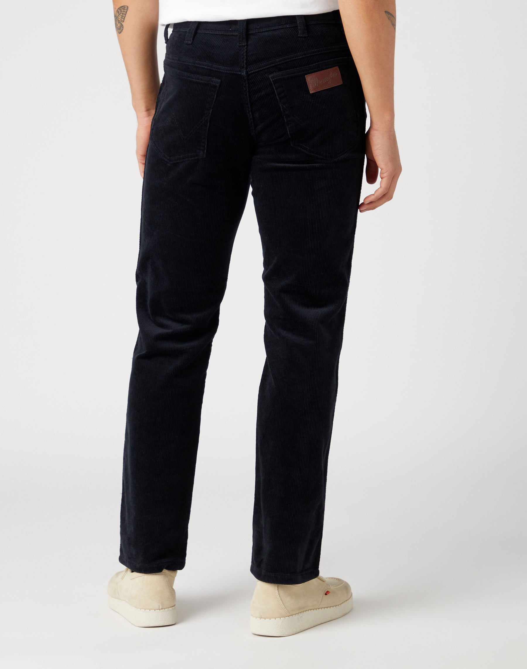 Texas Corduroy in vero nero Pantaloni Wrangler   