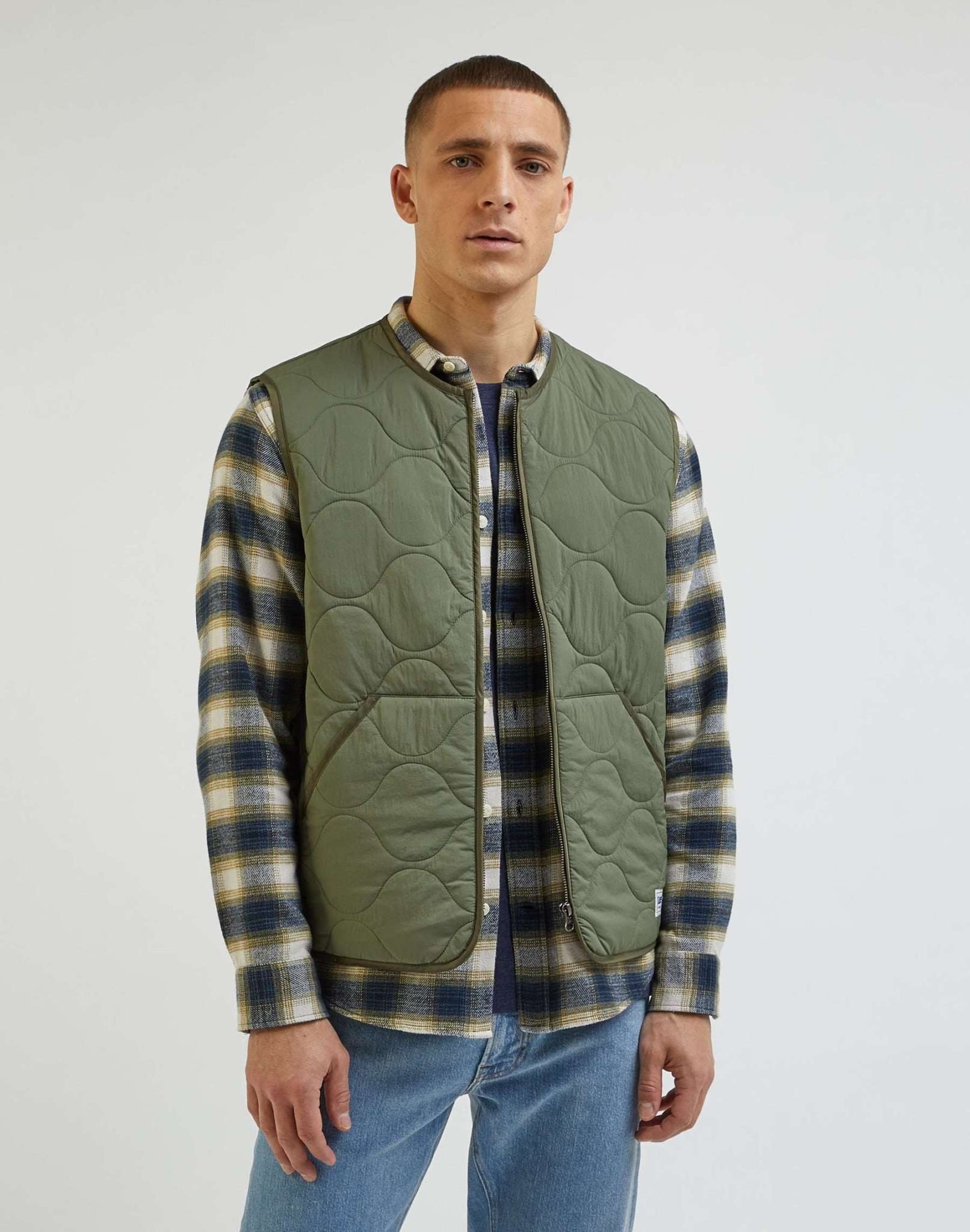 Gilet in Giacche Olive Grove Lee   