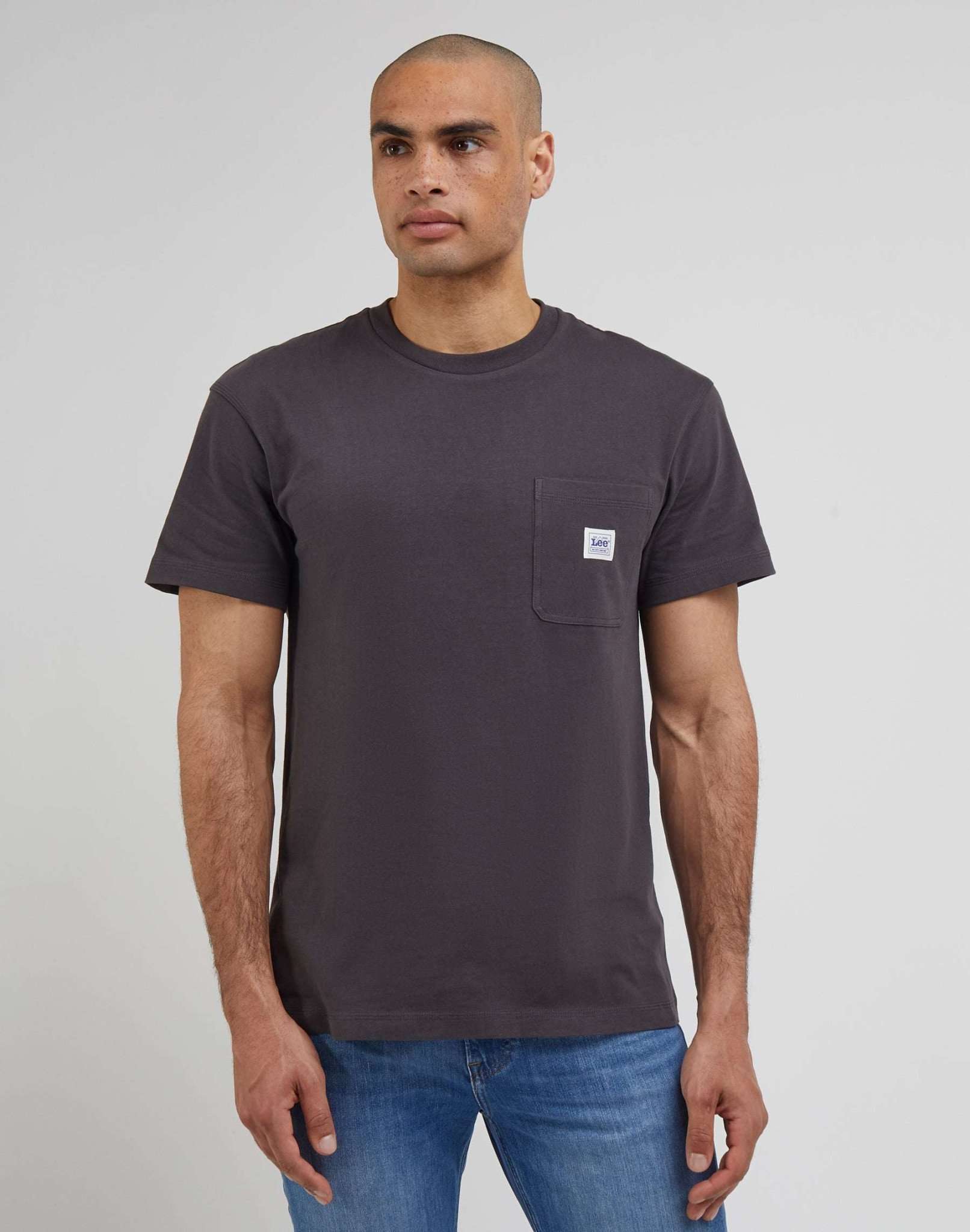 WW Pocket Tee in nero lavato Magliette Lee   