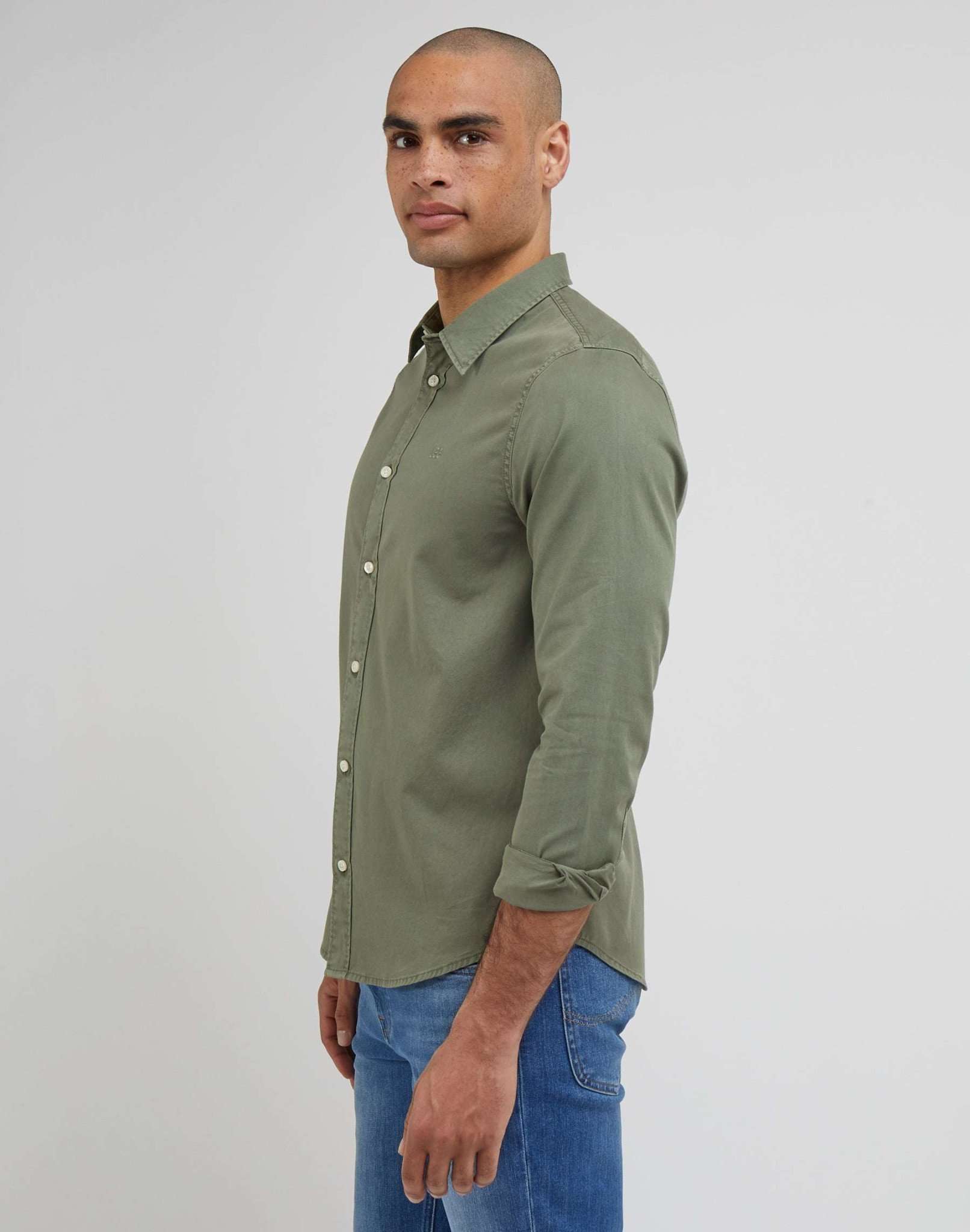 Camicia Patch in Olive Grove Shirts Lee   