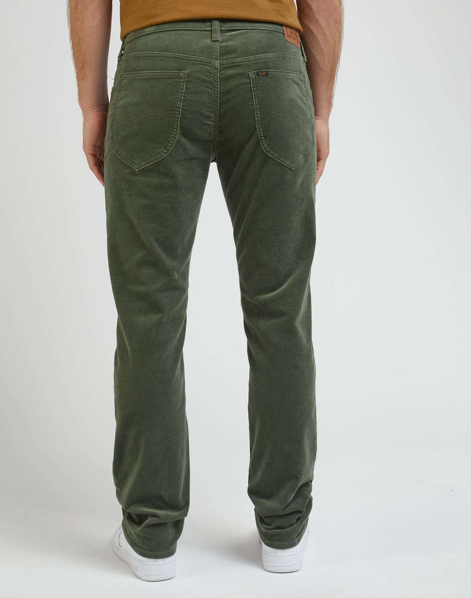 Pantaloni Daren Zip Fly in Olive Grove Lee   