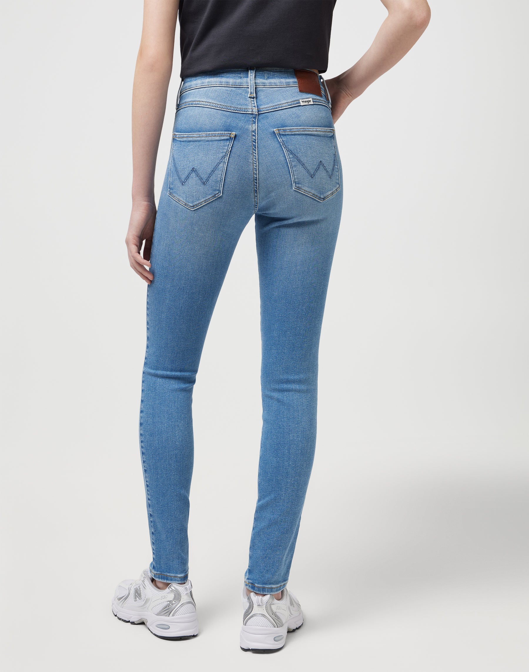 Skinny alti in blu Love Jeans Wrangler   