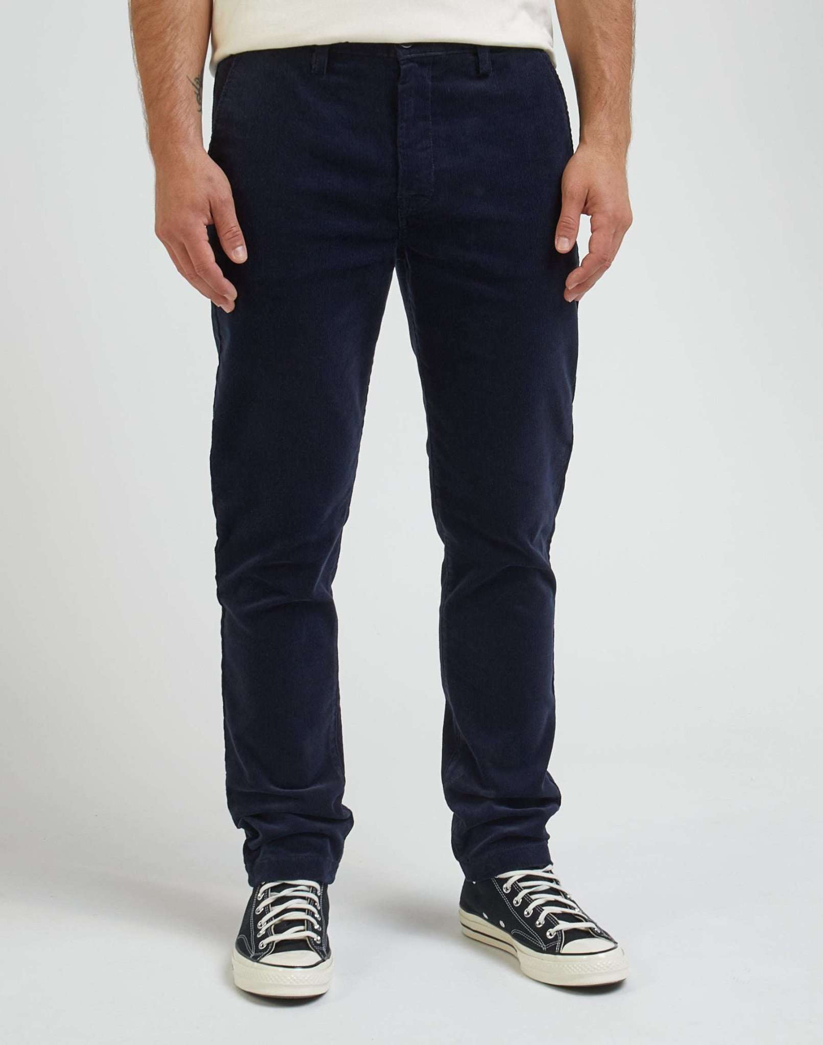 Pantaloni Slim Chino in velluto a coste Sky Captain Lee   