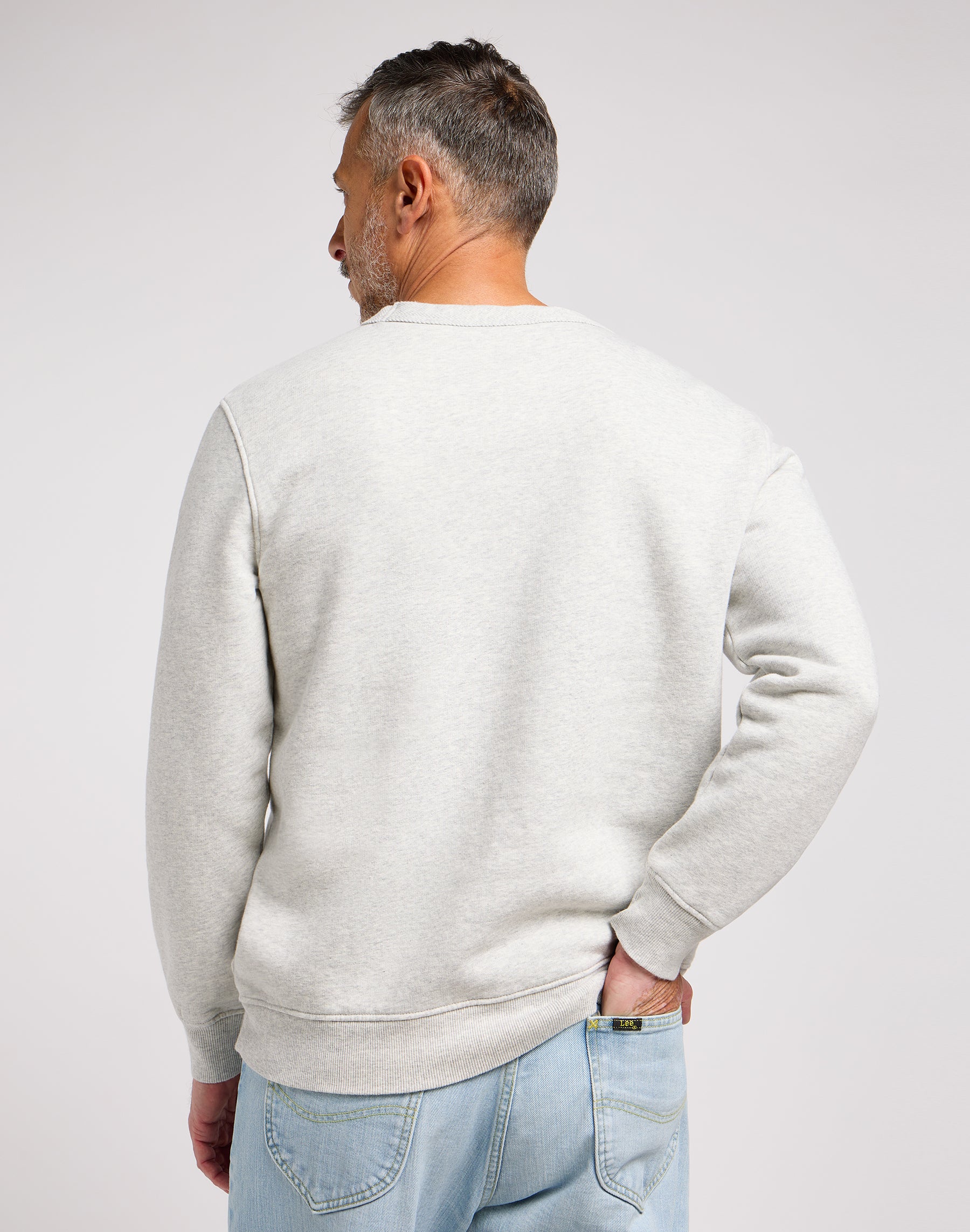 101 Maglione Rider in grigio lucido Mele Felpe Lee   